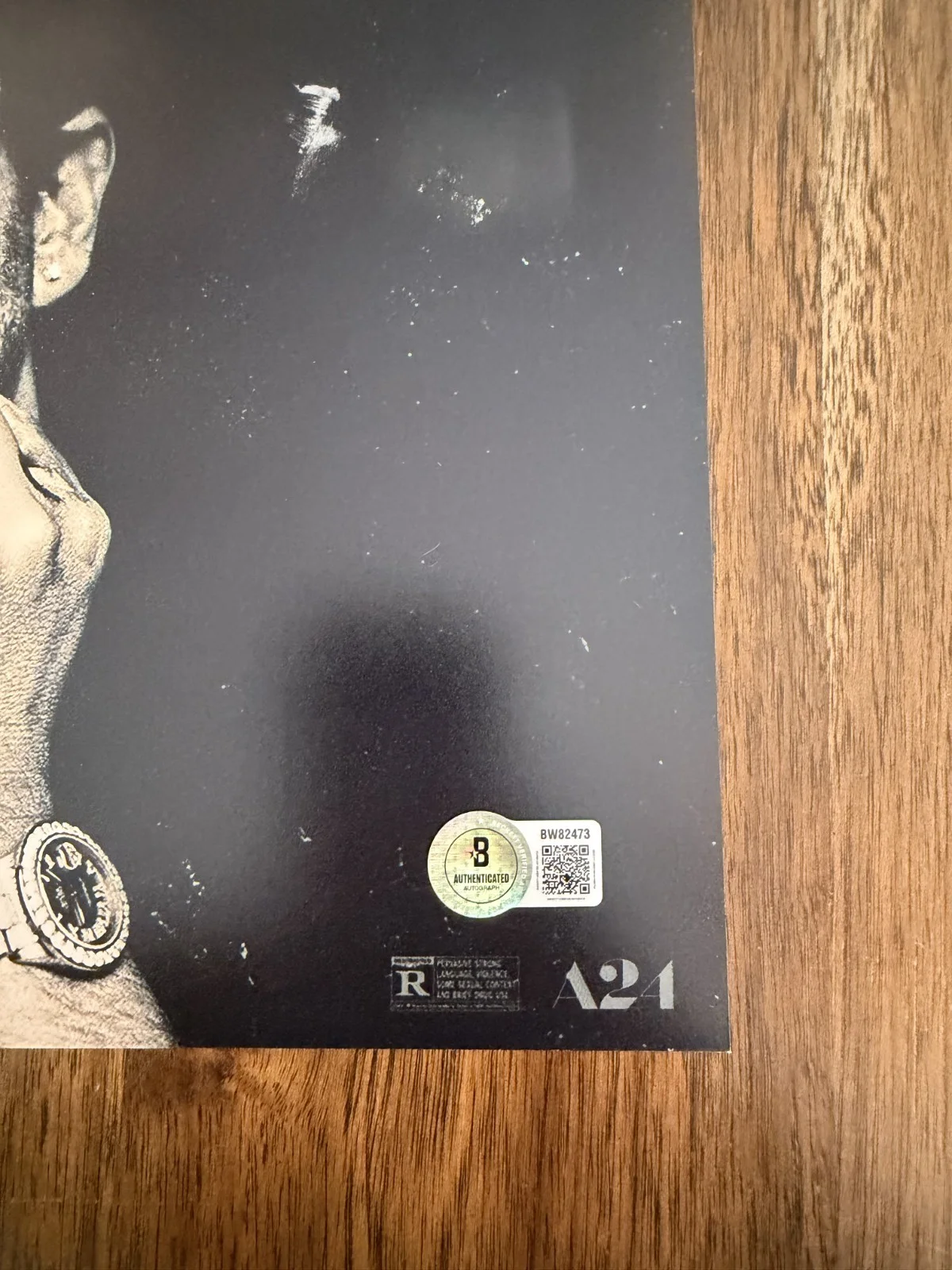 Benny Safdie ‘Uncut Gems' Movie Director Signed 12x18 Photo Beckett, изображение 2