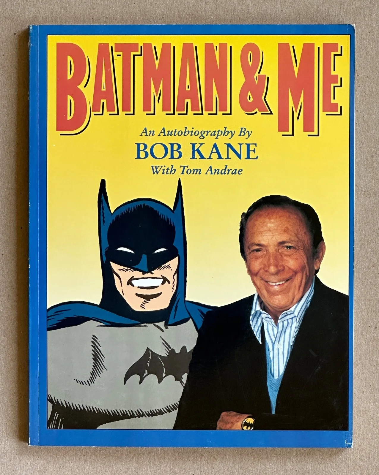 BATMAN & ME Autobiography BOB KANE SIGNED Autographed 1st Printing SC BOOK, изображение 2
