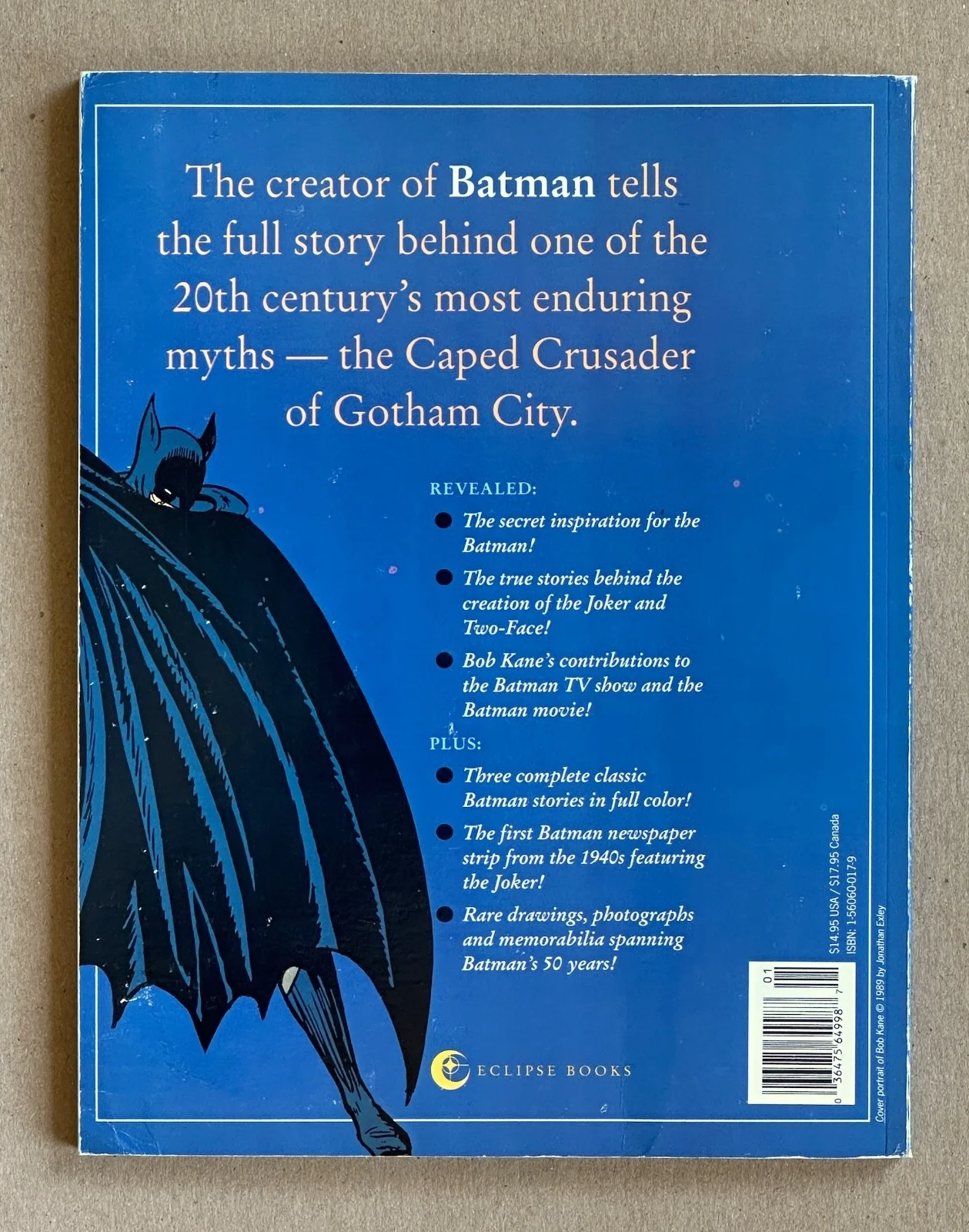 BATMAN & ME Autobiography BOB KANE SIGNED Autographed 1st Printing SC BOOK, изображение 4