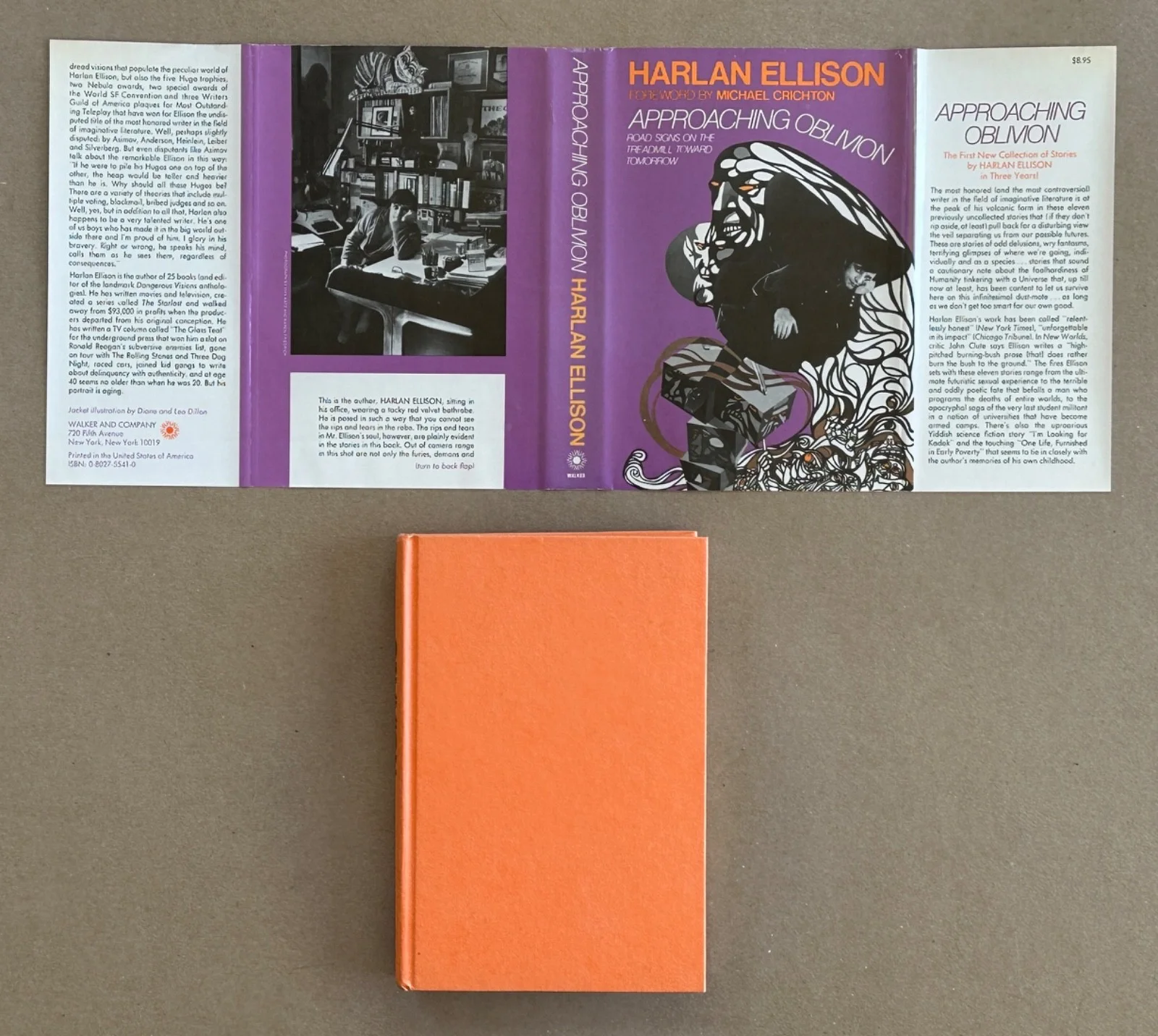 APPROACHING OBLIVION Harlan Ellison SIGNED 1st ED HCDJ Twilight Zone CATMAN, image 4