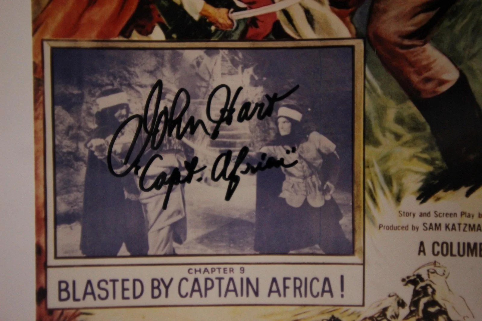 John Hart — JOHN HART (1917-2009) (LONE RANGER~CAPTION AFRICA~WESTERNS) AUTOGRAPH PHOTO~, image 2