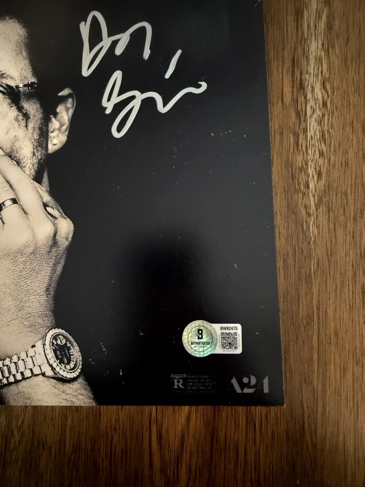 Benny Safdie ‘Uncut Gems' Movie Director Signed 12x18 Photo Beckett, изображение 2