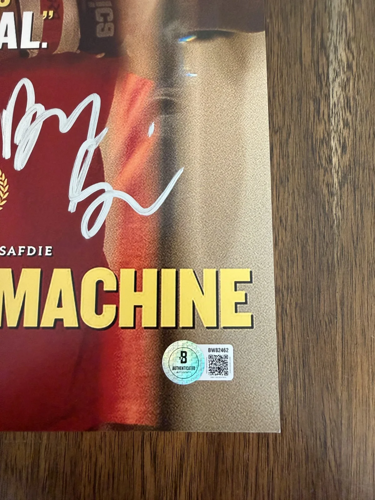 Benny Safdie ‘The Smashing Machine' Movie Director Signed 12x18 Photo Beckett, изображение 2