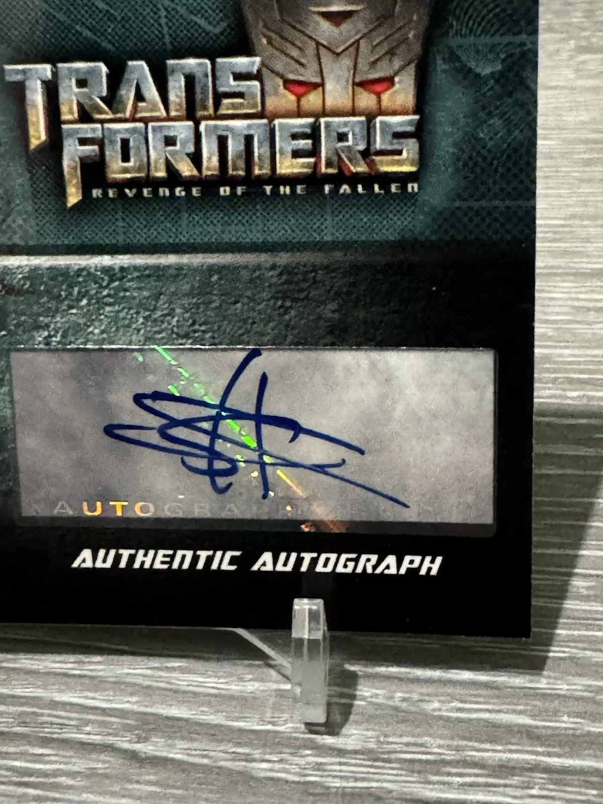 Shia LeBeouf — Shia LeBeouf Autographed Card Transformers Revenge of the Fallen Original, image 5