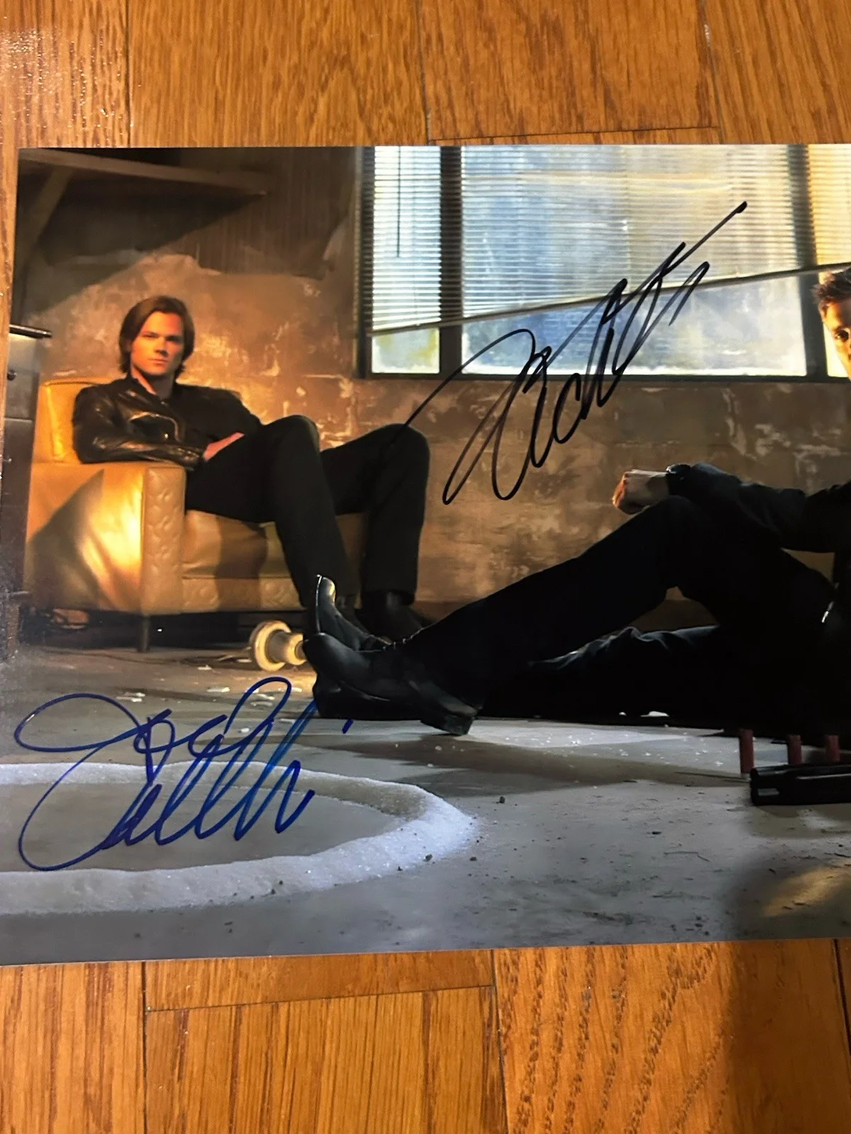 Jensen Ackles Jared Padalecki Autographed Hand Signed Photo Supernatural 8.5x11, изображение 2