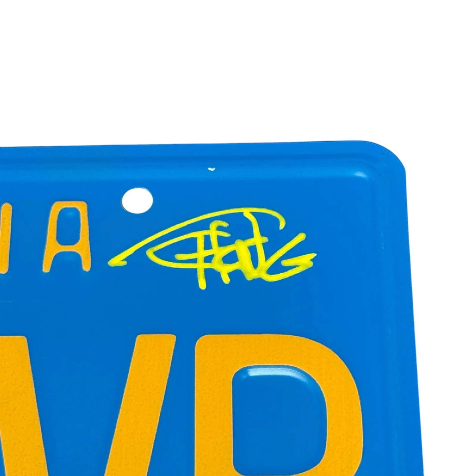 Cheech Marin, Tommy Chong — Cheech Marin & Tommy Chong Signed MUF DVR License Plate Autograph Beckett COA, изображение 3