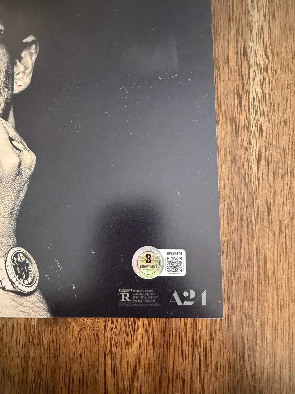 Benny Safdie ‘Uncut Gems' Movie Director Signed 12x18 Photo Beckett, изображение 2