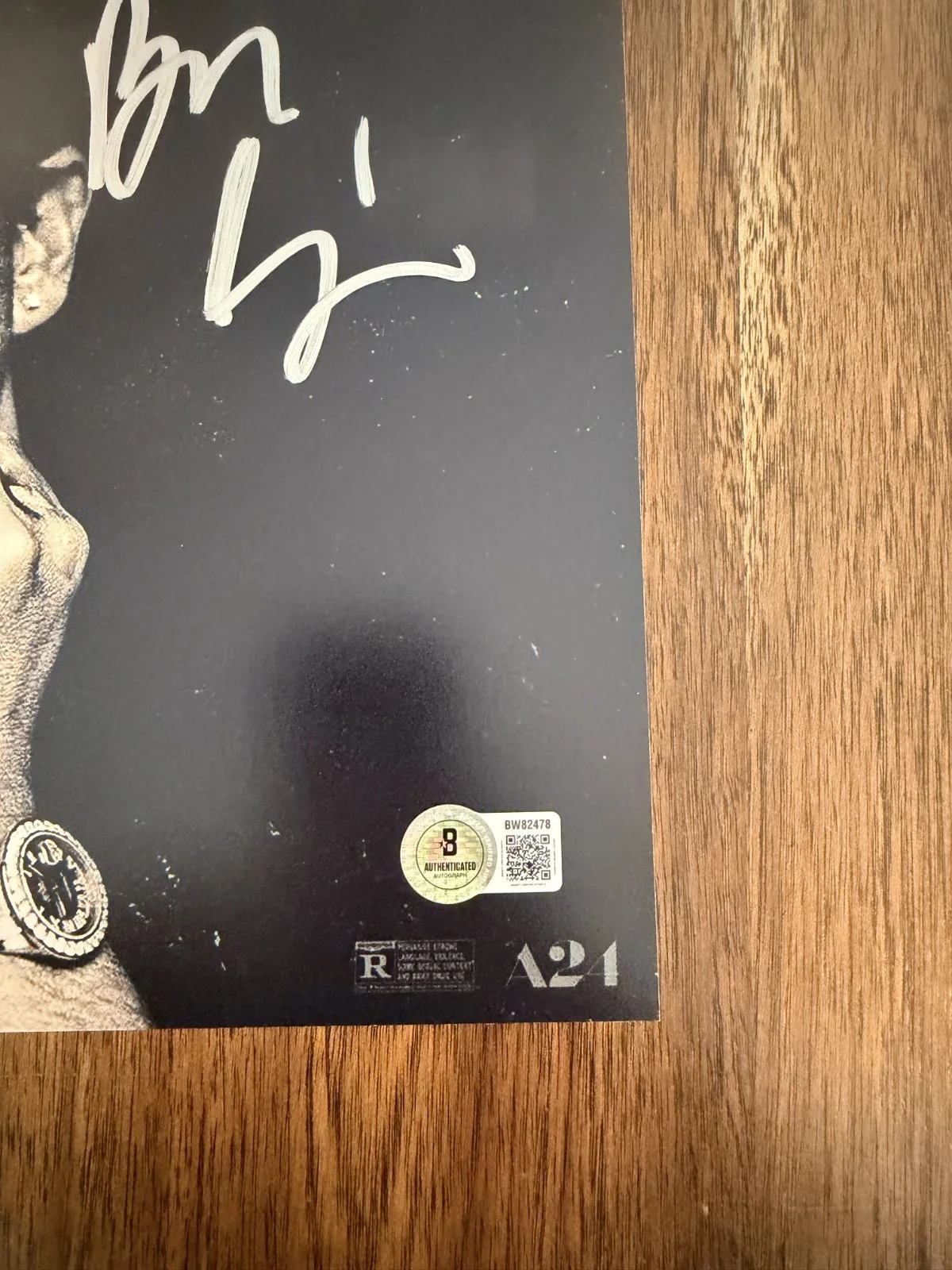 Benny Safdie ‘Uncut Gems' Movie Director Signed 12x18 Photo Beckett, изображение 2