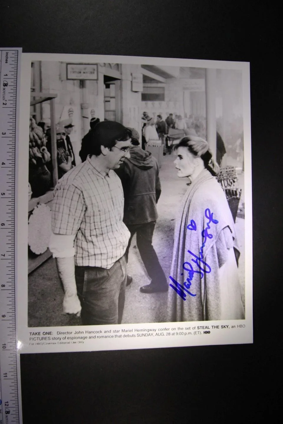 Mariel Hemingway — MARIEL HEMINGWAY (STEAL THE SKY~LIPSTICK~MANHATTAN) AUTOGRAPH PHOTO~