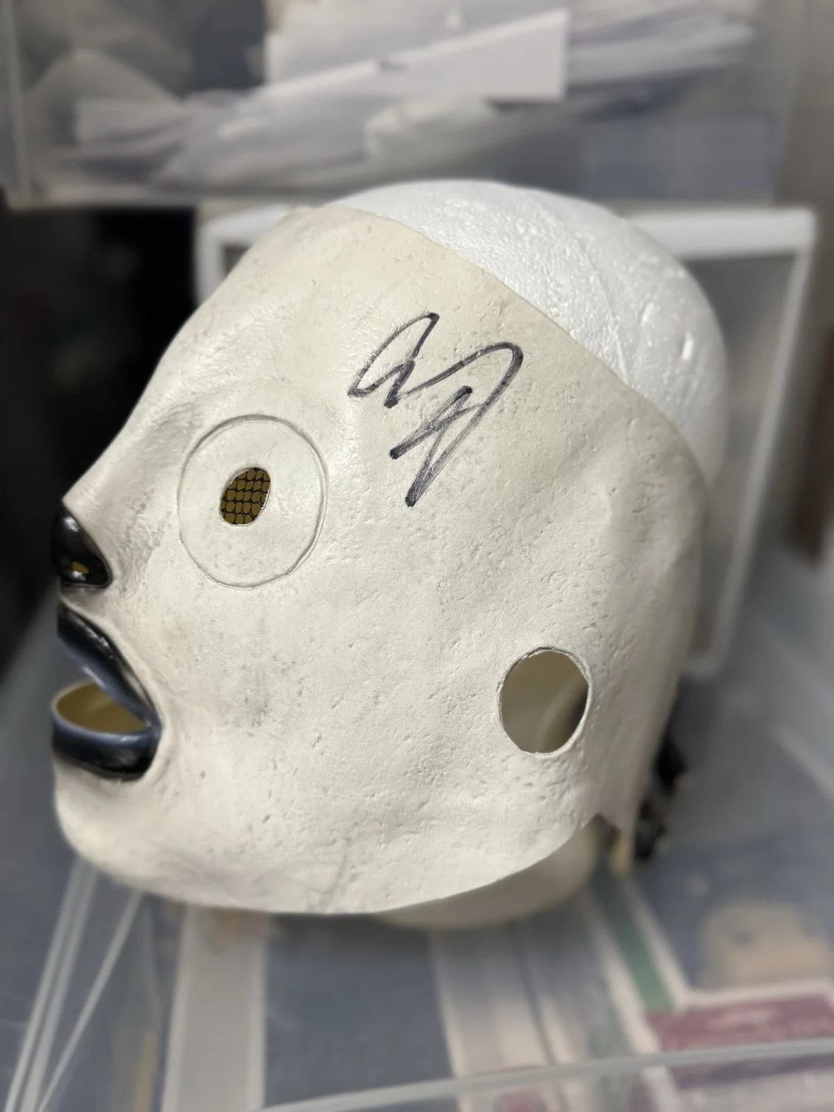Corey Taylor Slipknot Signed Autograph Mask All Hope Is Gone AHIG Beckett COA H, изображение 2