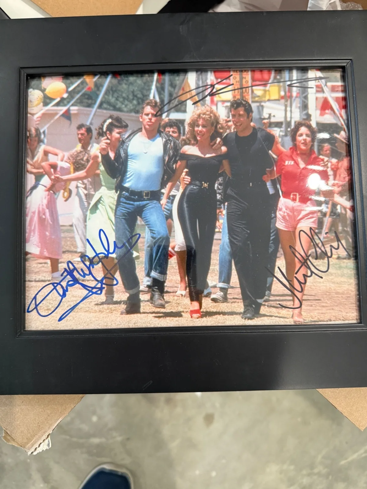 John Travolta, Stockard Channing, Olivia Newton John — Grease - Authentic autographs Travolta, Newton-John, Channing, image 4