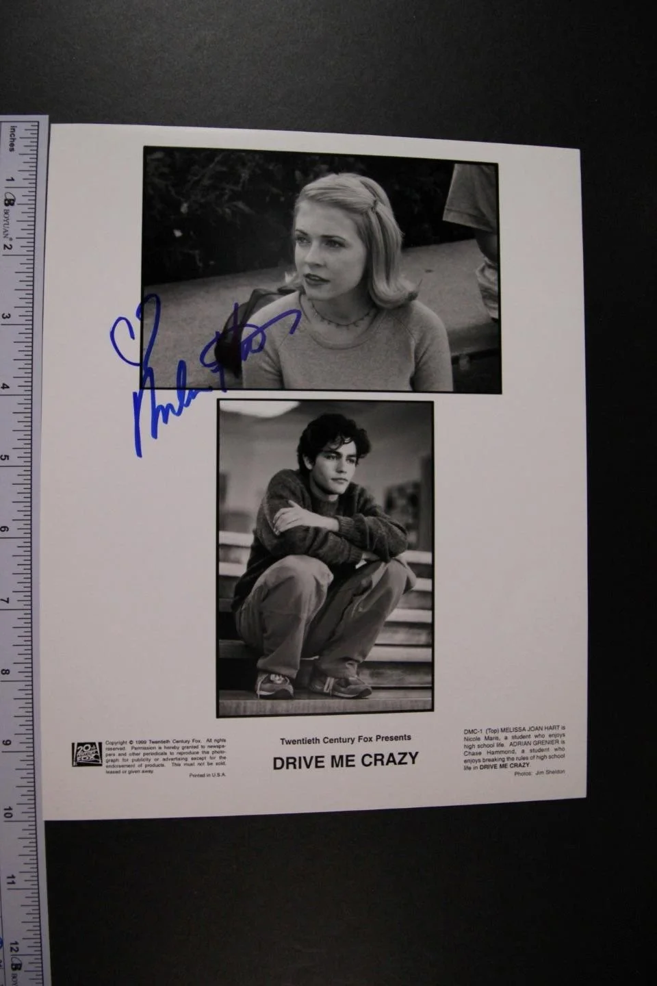 Melissa Joan Hart — MELISSA JOAN HART (SABRINA THE TEENAGE WITCH~DRIVE ME CRAZY) AUTOGRAPH PHOTO~
