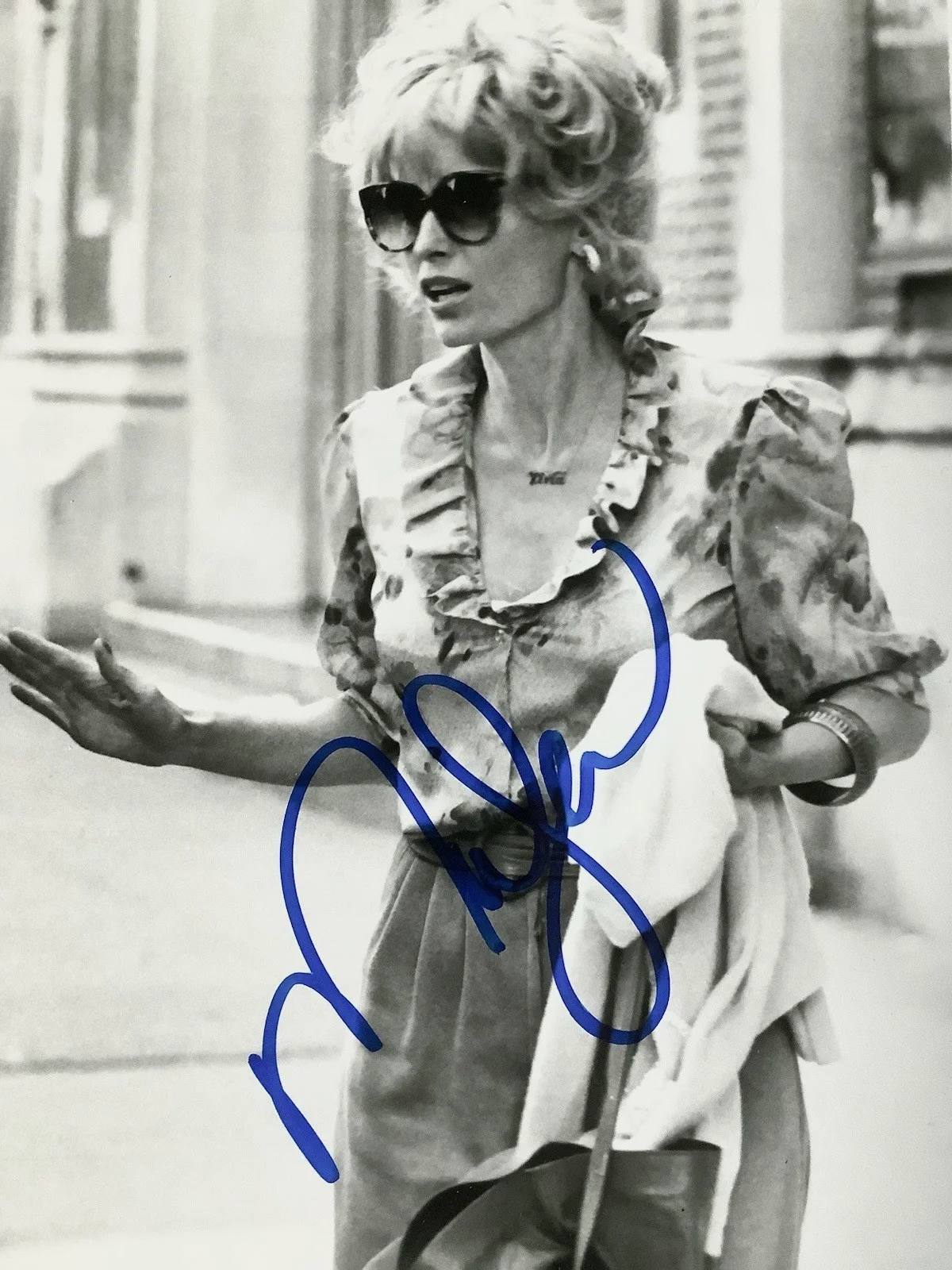 Woody Allen, Mia Farrow — 🔥WOODY ALLEN & MIA FARROW Signed Autograph 8x10 Broadway Danny Rose, EXCELLENT!, изображение 3