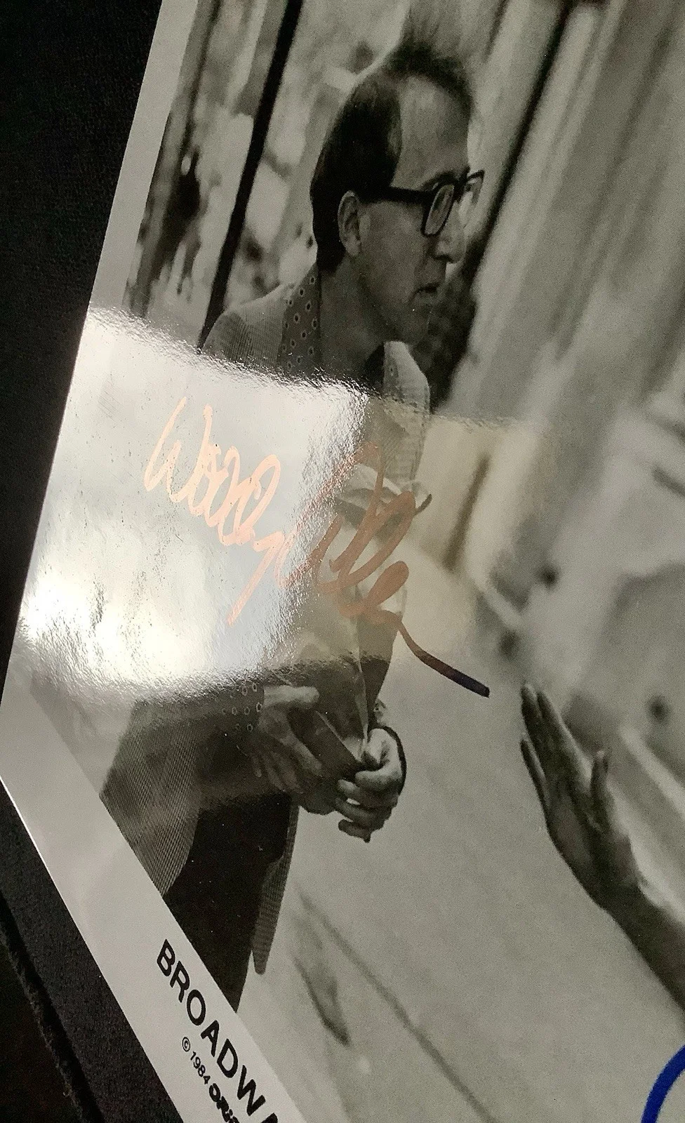 Woody Allen, Mia Farrow — 🔥WOODY ALLEN & MIA FARROW Signed Autograph 8x10 Broadway Danny Rose, EXCELLENT!, изображение 4
