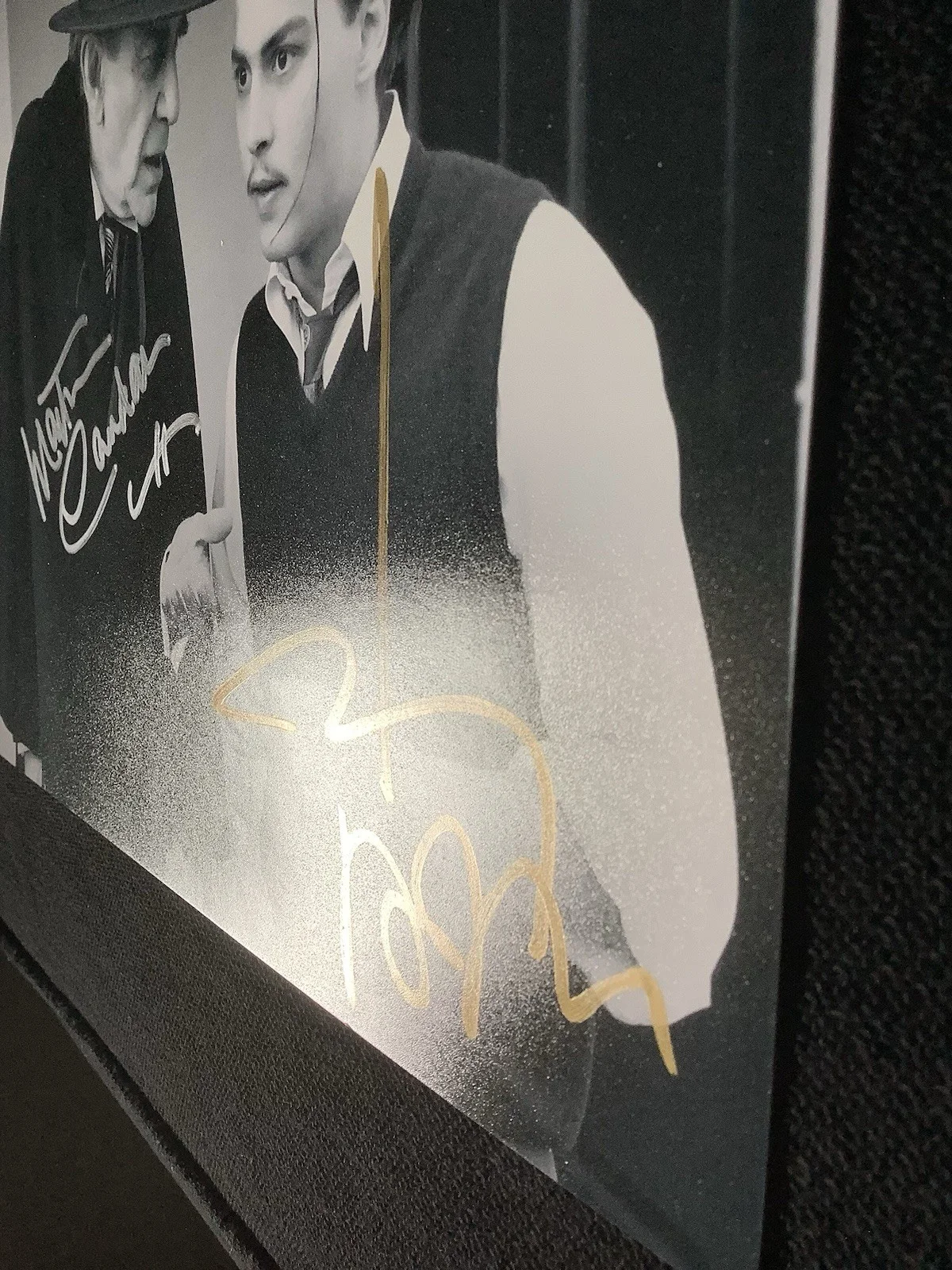 Johnny Depp, Martin Landau — 🔥JOHNNY DEPP & MARTIN LANDAU Signed Autograph w /COA 8x10, Ed Wood, EXCELLENT!!, изображение 4
