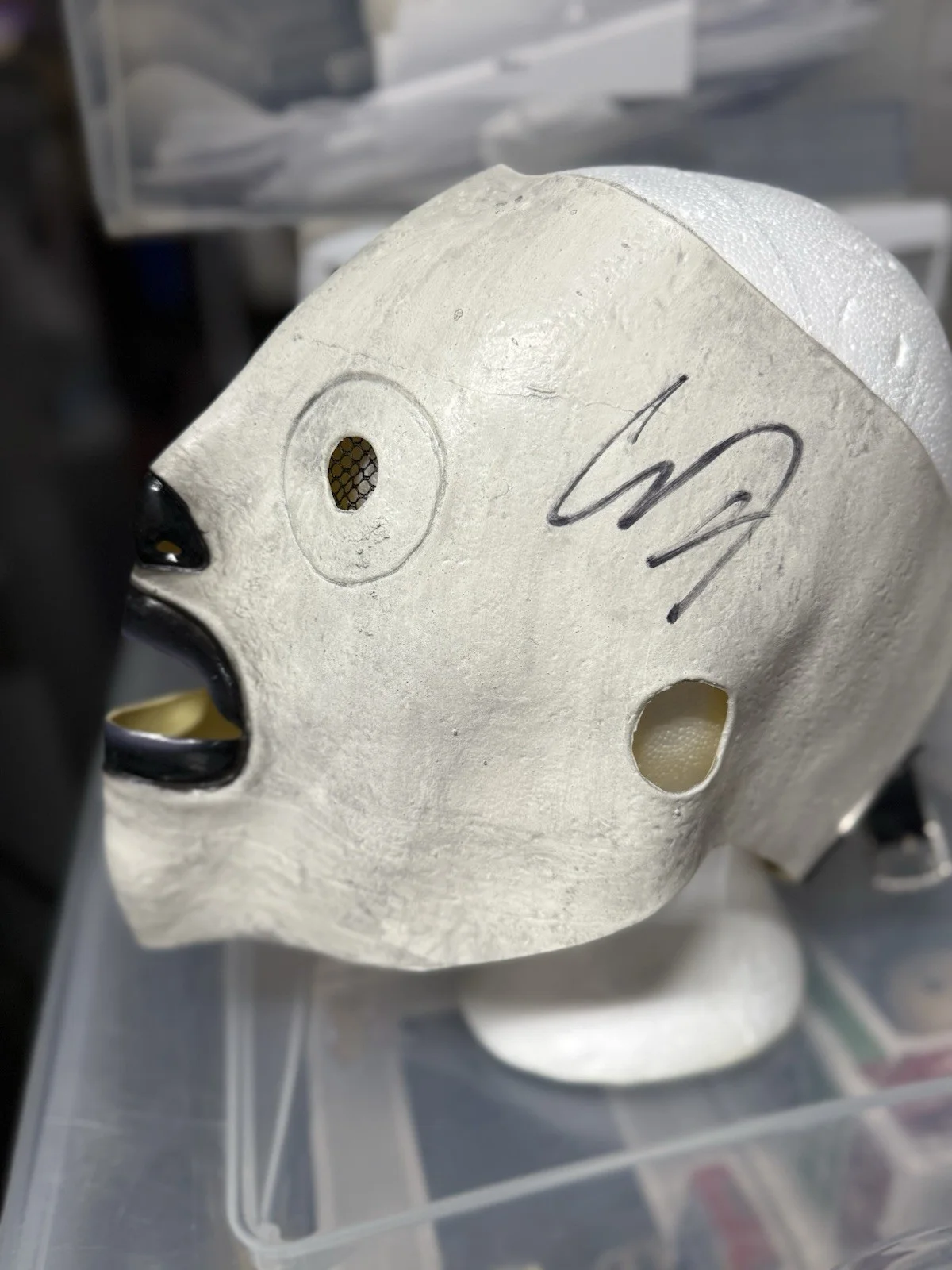 Corey Taylor Slipknot Signed Autograph Mask All Hope Is Gone AHIG Beckett COA, image 2