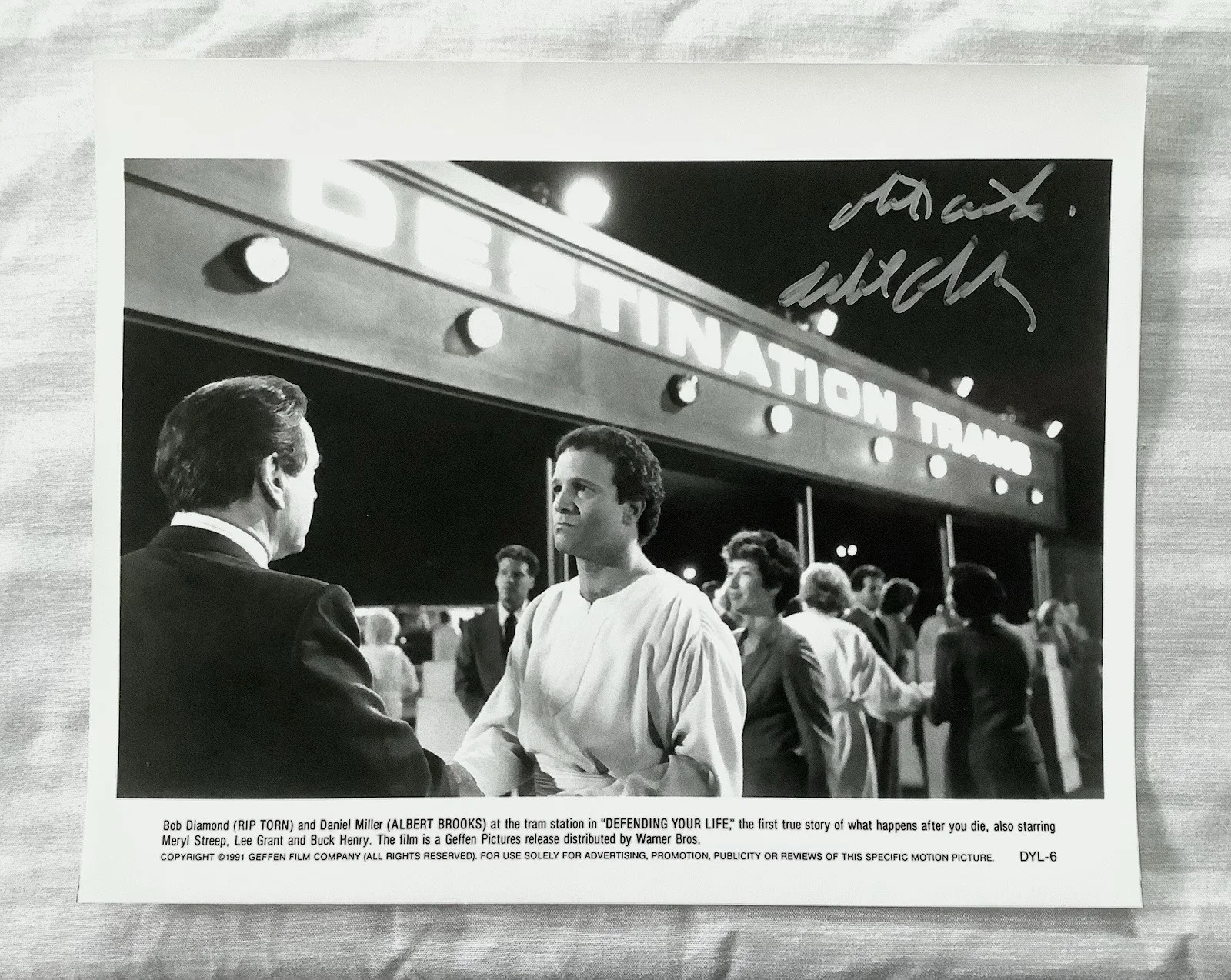 Albert Brooks — 🔥ALBERT BROOKS Signed Autograph 8x10, Defending Your Life, EXCELLENT CONDITION!, image 4