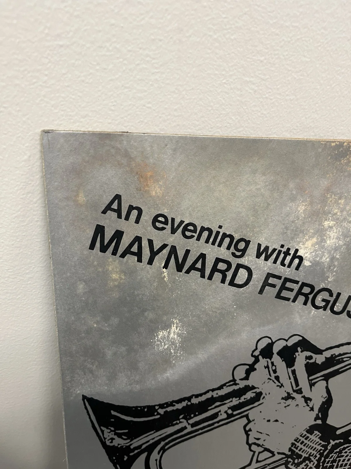Maynard Ferguson signed Autographed 1982 poster jazz, image 2