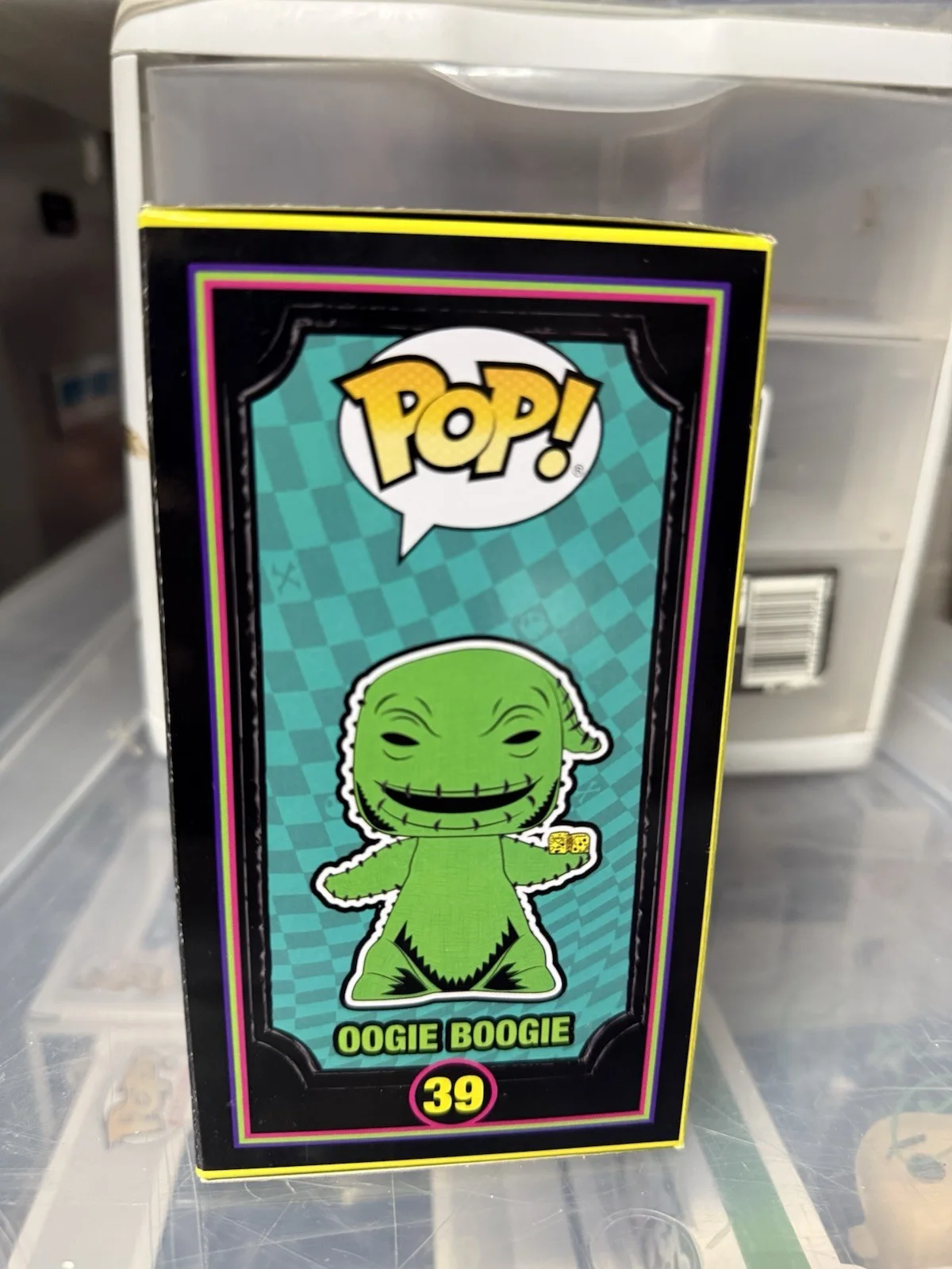 ken page — KEN PAGE SIGNED OOGIE BOOGIE BLACKLIGHT FUNKO POP 39 AUTOGRAPH BECKETT AUTH, image 4