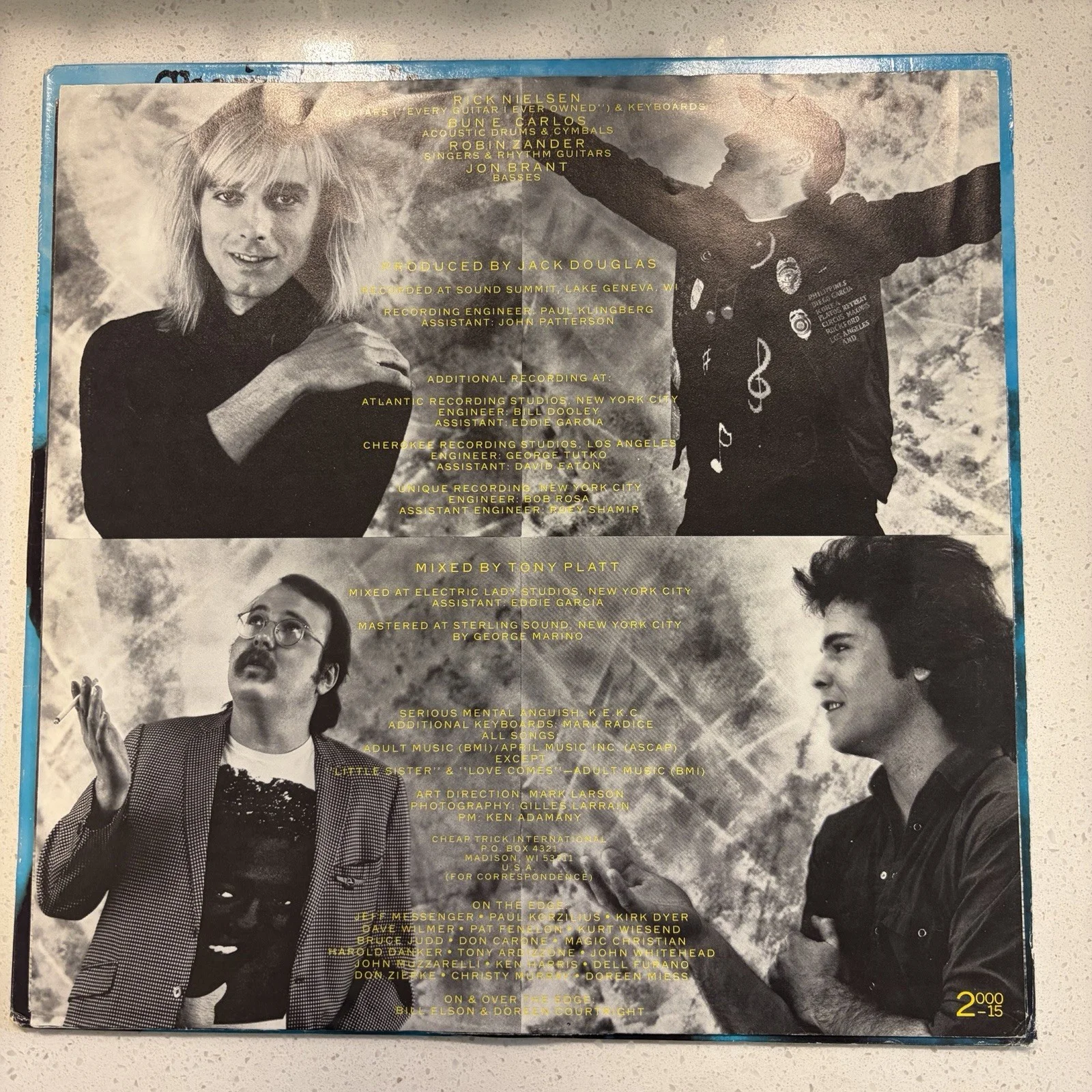 Cheap Trick - Standing On The Edge 1985 Vinyl LP Record EX Condition, image 4
