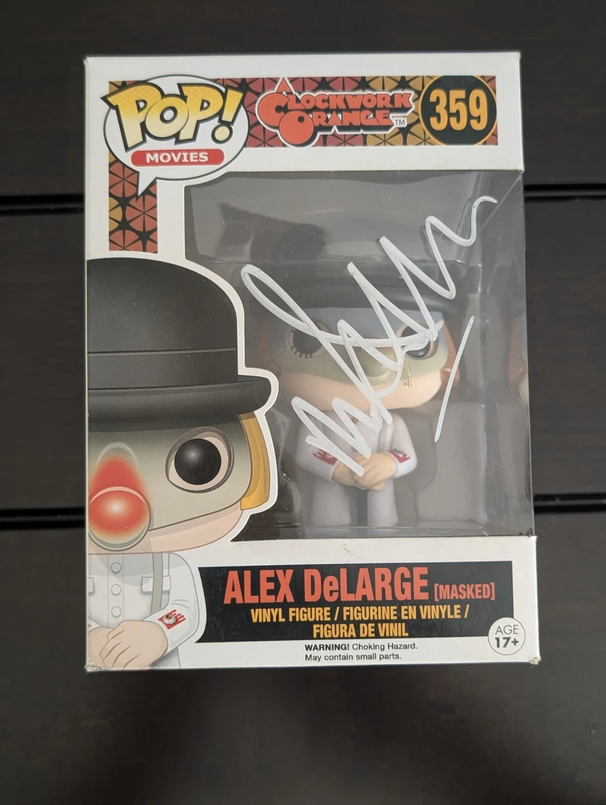 Malcolm McDowell — Clockwork Orange Alex DeLarge Funko #359 Signed by Malcolm McDowell Becket COA, изображение 2