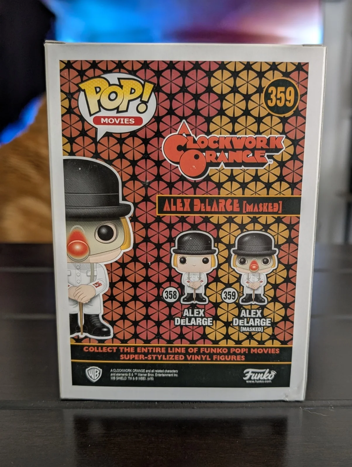 Malcolm McDowell — Clockwork Orange Alex DeLarge Funko #359 Signed by Malcolm McDowell Becket COA, изображение 4