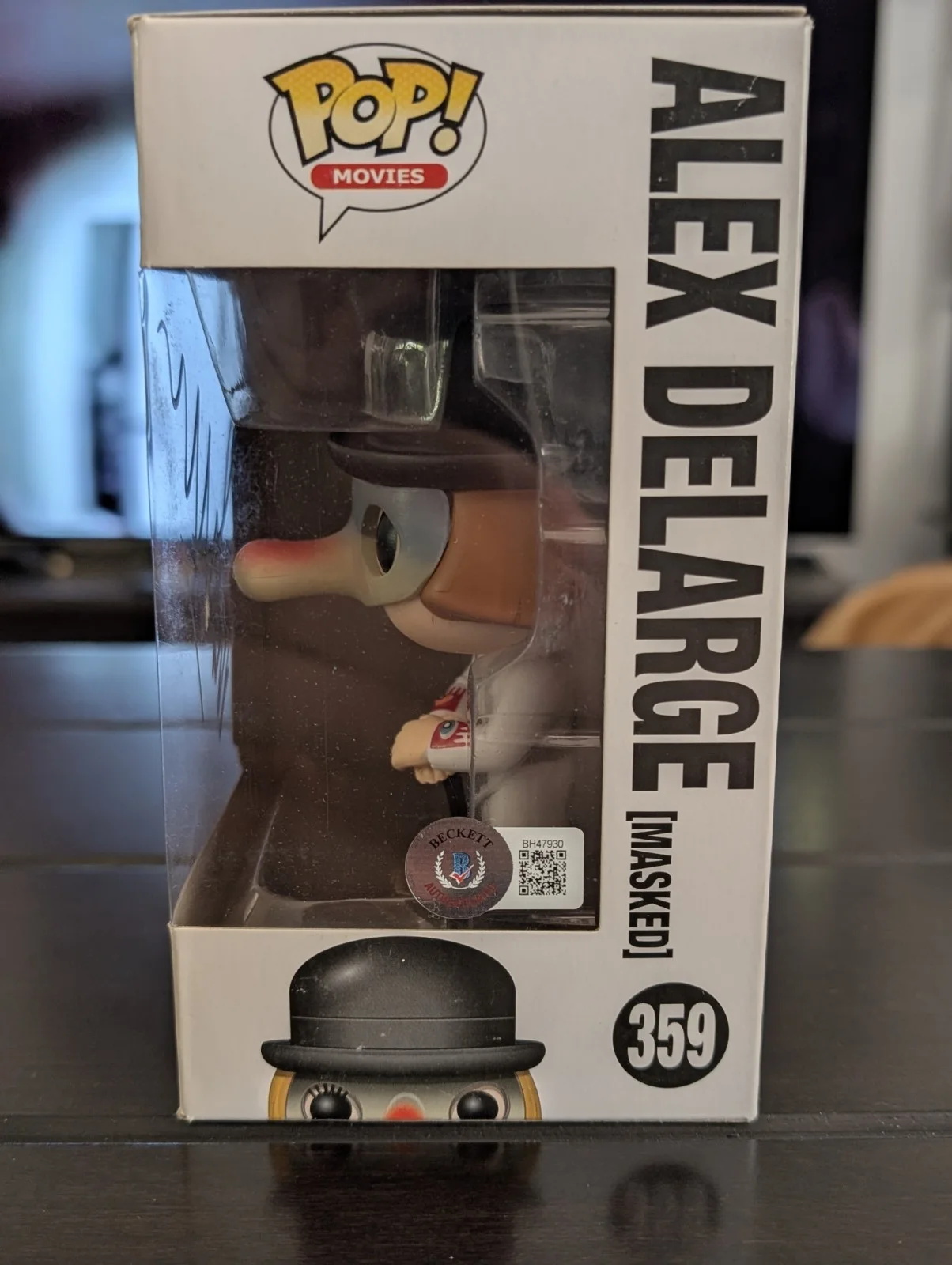 Malcolm McDowell — Clockwork Orange Alex DeLarge Funko #359 Signed by Malcolm McDowell Becket COA, изображение 5