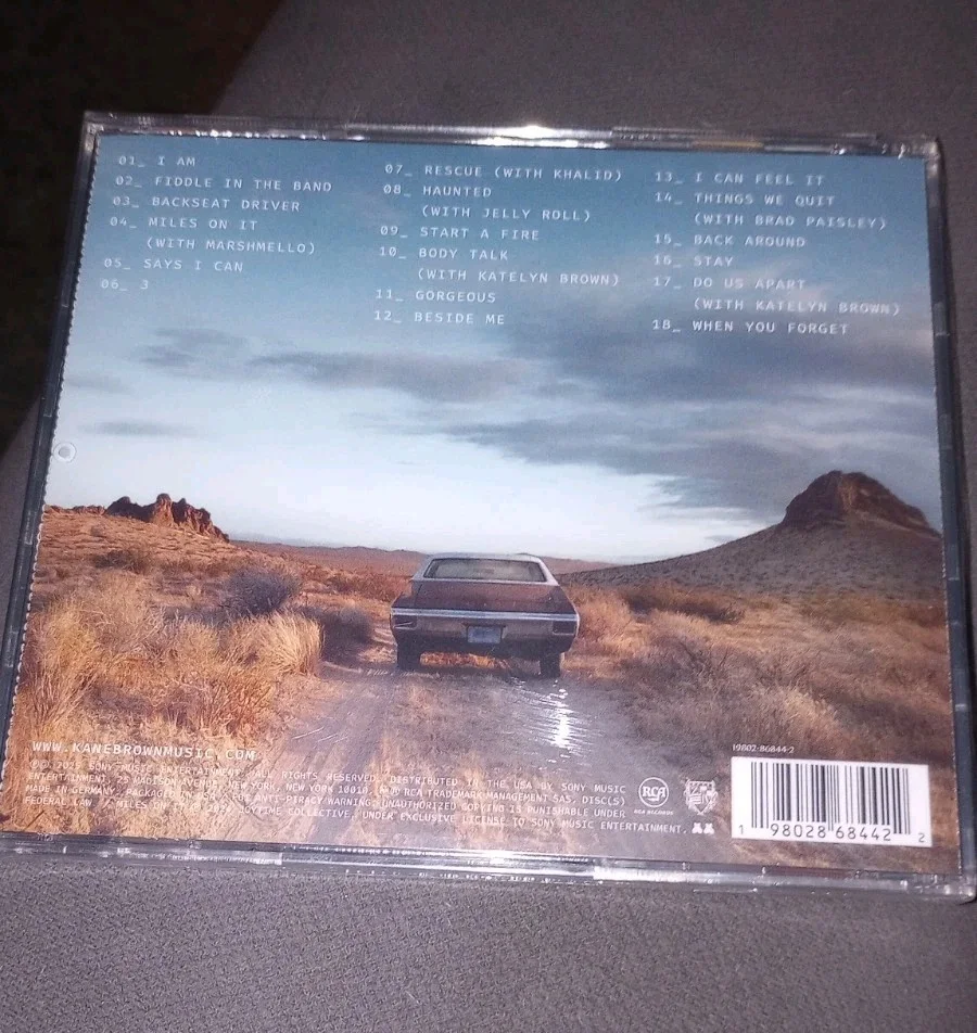 KANE BROWN - THE HIGH ROAD - SIGNED CD BOOKLET - SEALED - AUTOGRAPH, image 2