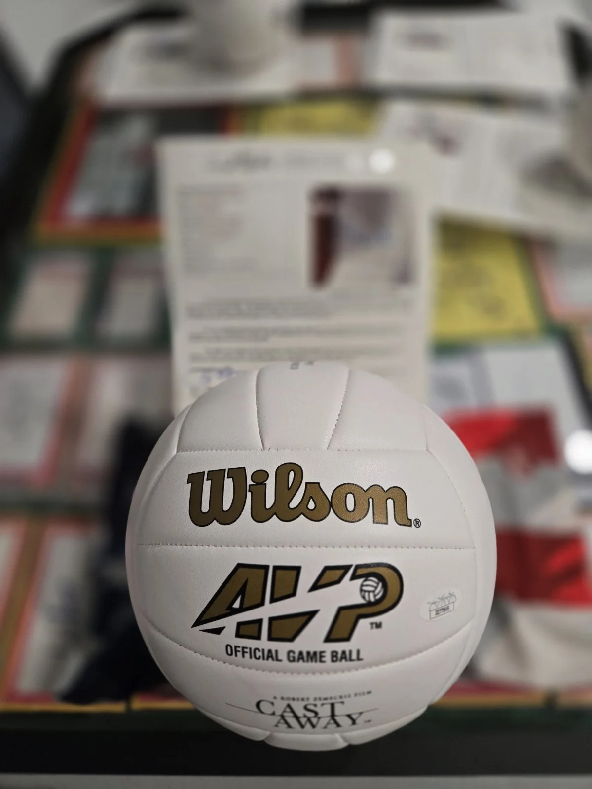 Tom Hanks — Tom Hanks Signed Wilson Cast Away Official VOLLEYBALL JSA HOLO LOA, изображение 5