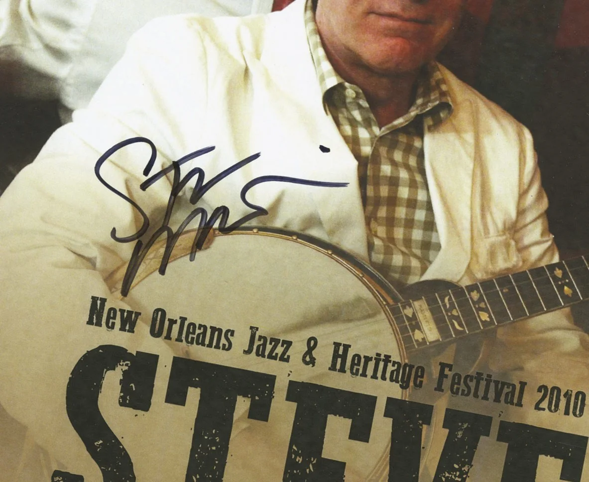 Steve Martin autographed gig poster, image 2