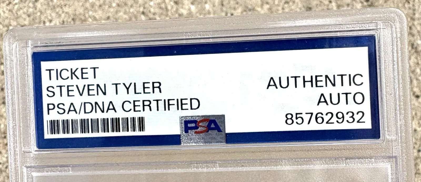 AEROSMITH Steven Tyler SIGNED 1993 Ticket Stub PSA/DNA Auto Slabbed, image 2