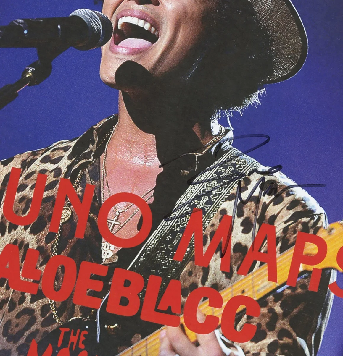 Bruno Mars autographed gig poster, image 3