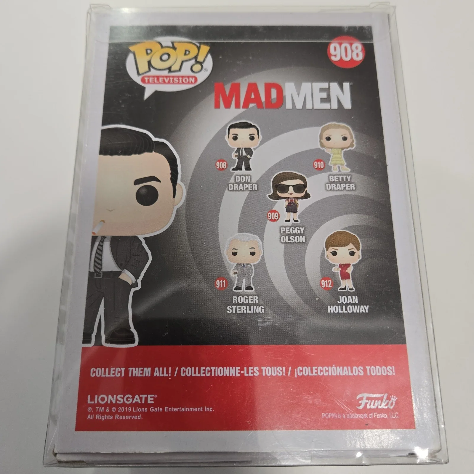 Jon Hamm — Jon Hamm signed Don Draper Mad Men Funko Pop! #908 Figure w/COA, изображение 5