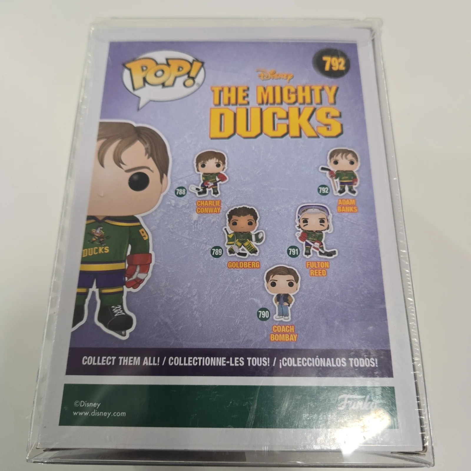 Vincent LaRusso — Vincent LaRusso Signed “Banks #99” Funko Pop Figure #792 “The Mighty Ducks” JSA, изображение 5