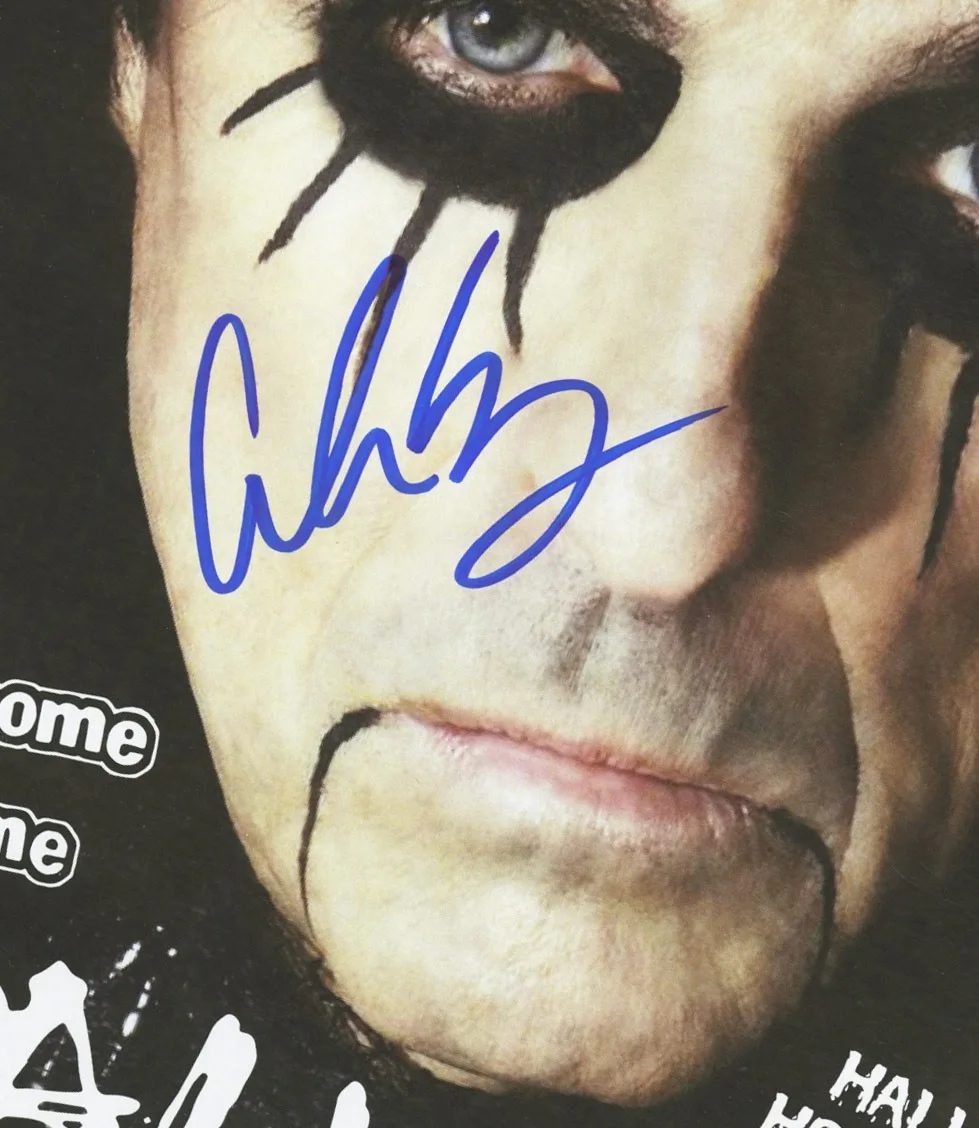Alice Cooper autographed gig poster, image 2