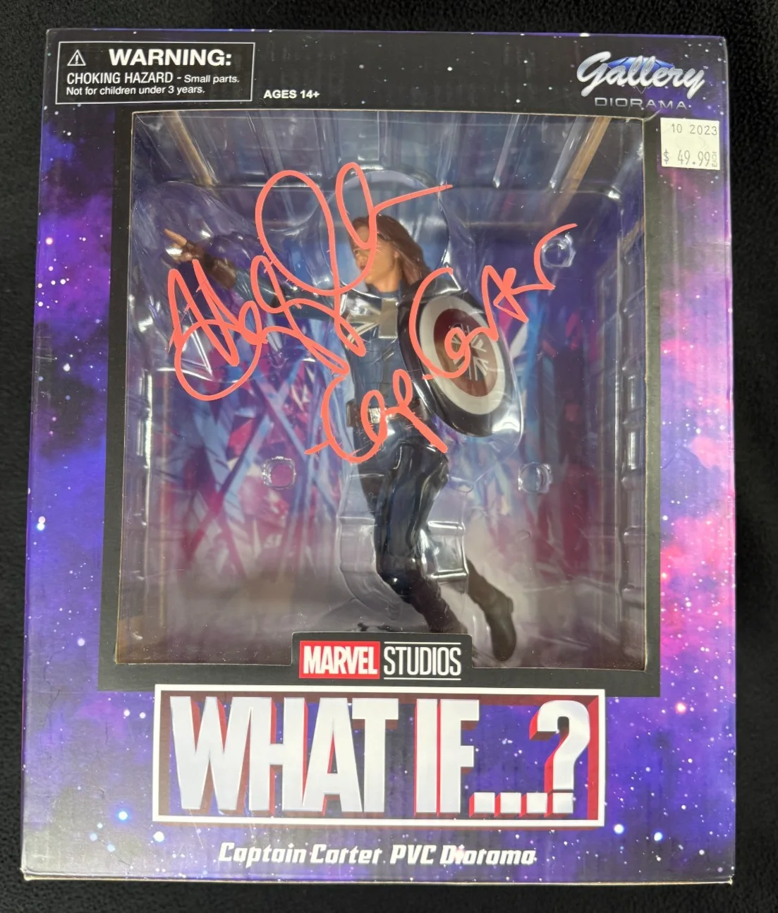 Hayley Atwell — Hayley Atwell Signed & Inscribed Captain Carter What If PVC Figure JSA COA