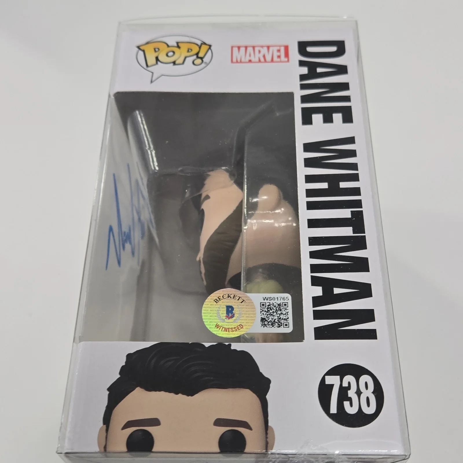 Kit Harington — Kit Harington Signed Eternals Dane Whitman Funko Pop #738 Beckett COA, image 4