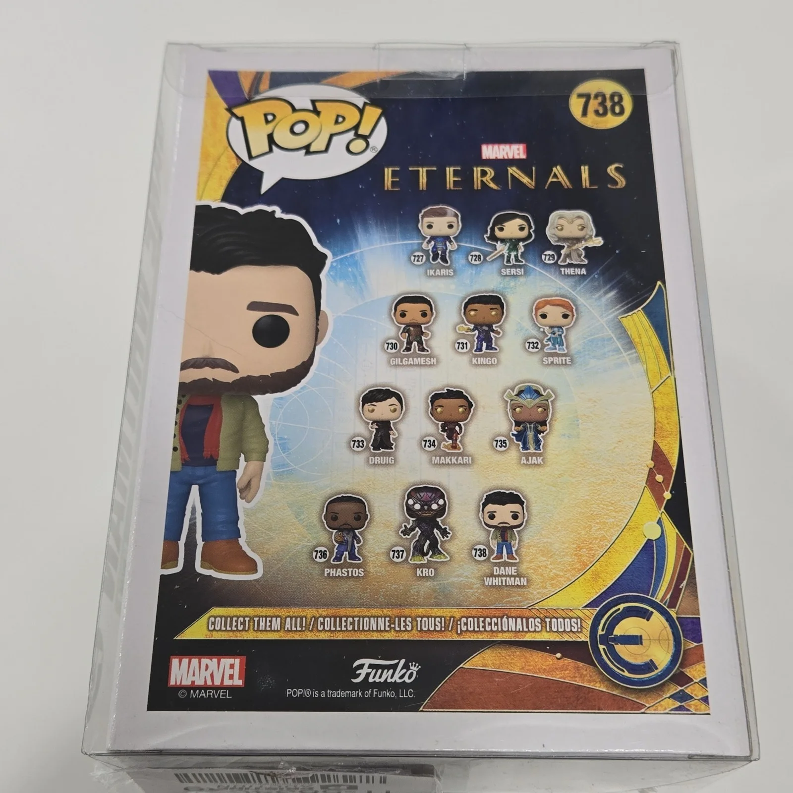 Kit Harington — Kit Harington Signed Eternals Dane Whitman Funko Pop #738 Beckett COA, image 5
