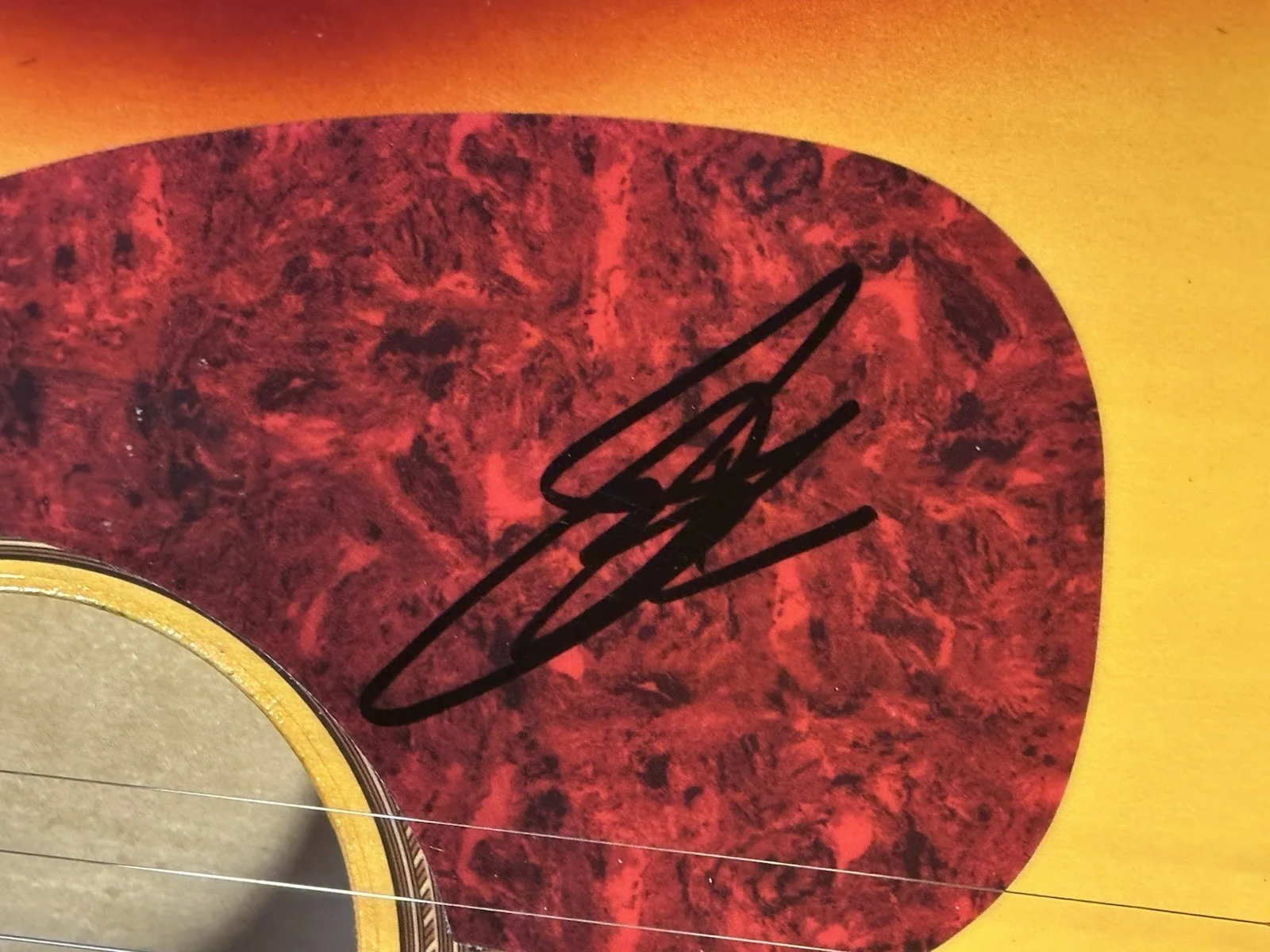 Vintage BRANTLEY GILBERT JSA CERTIFIED SIGNED ACOUSTIC GUITAR NEW IN BOX, изображение 4