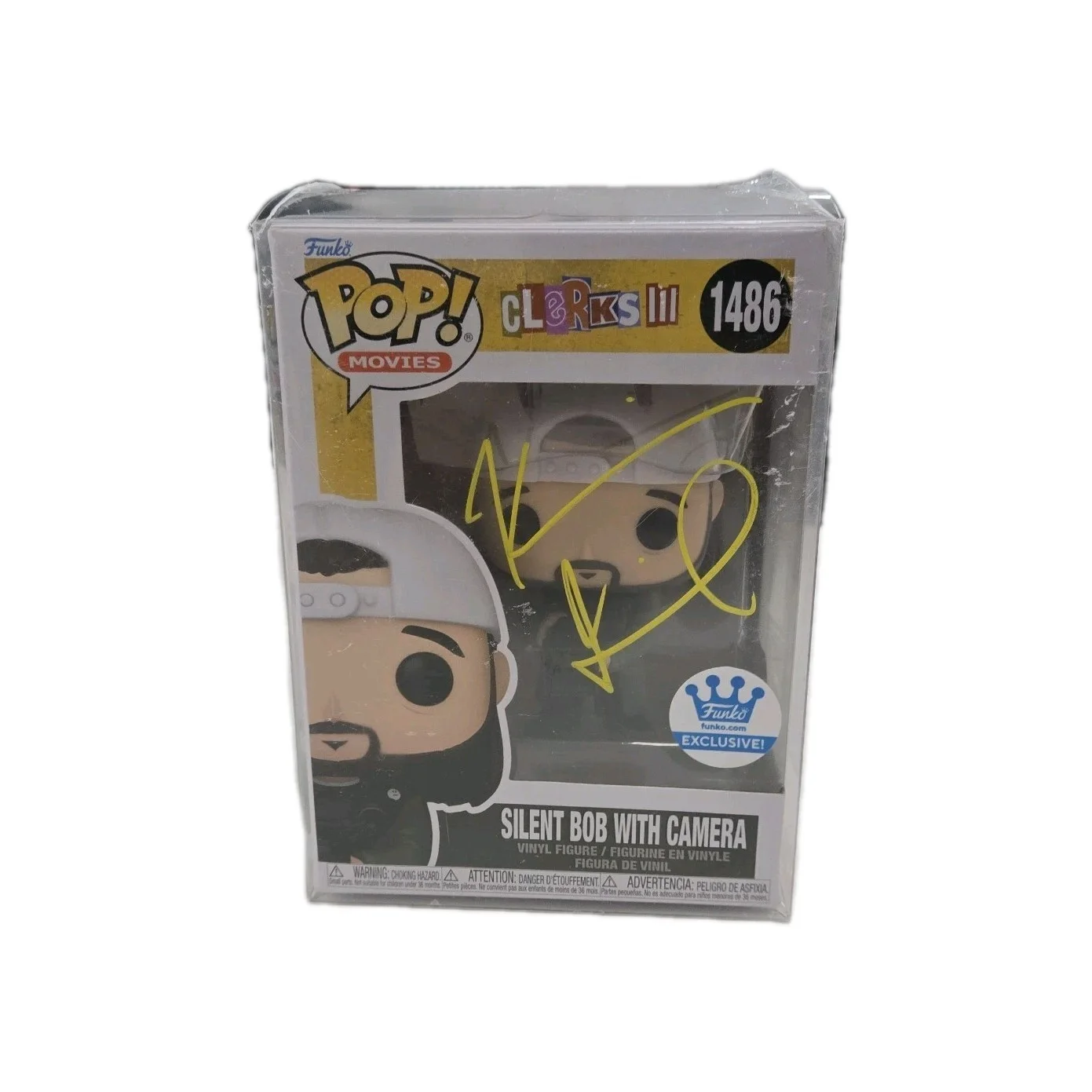 KEVIN SMITH — KEVIN SMITH SIGNED SILENT BOB WITH CAMERA FUNKO POP FIGURE CLERKS III w/COA