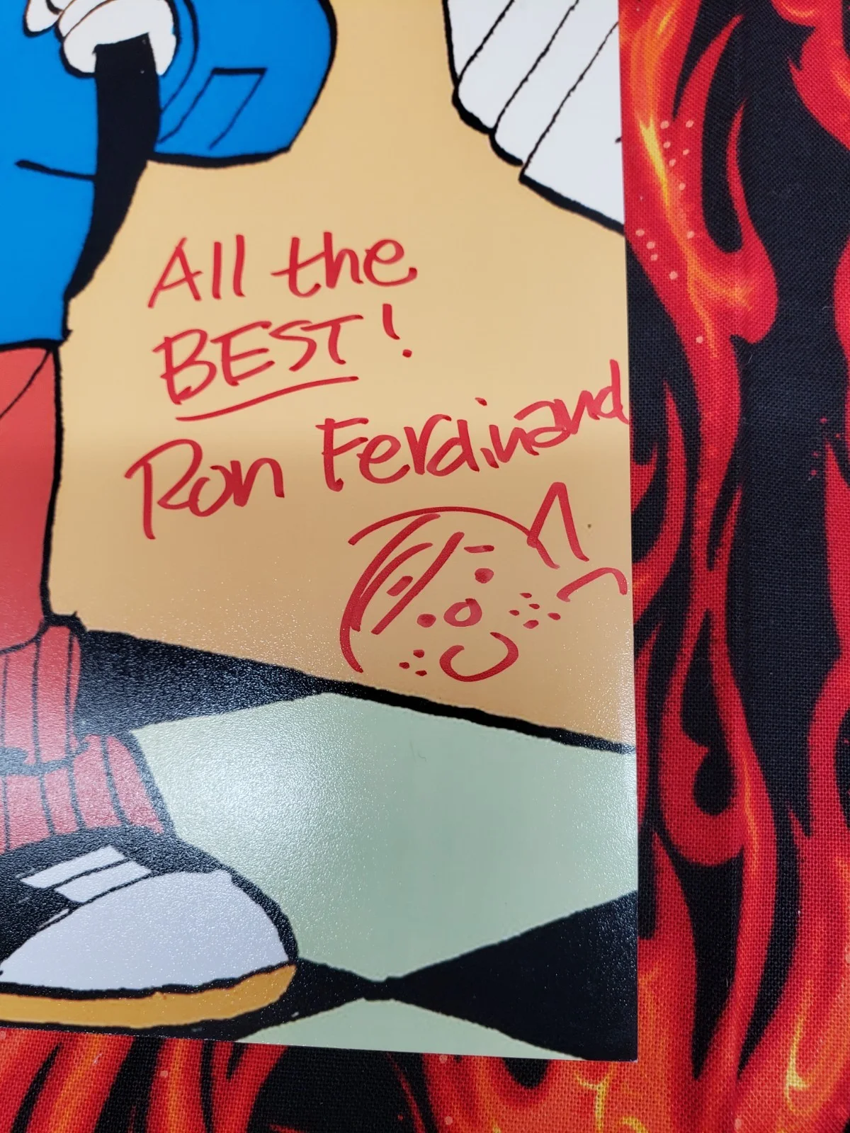 Ron Ferdinand — Dennis the Menace Cartoon Artist Ron Ferdinand Signed 8x10 Photo w/ Sketch (BAS), изображение 5