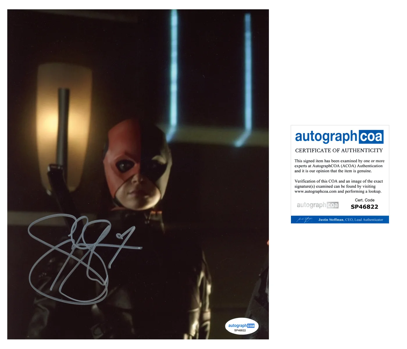 Summer Glau Arrow Autographed Signed 8x10 Photo ACOA, image 2