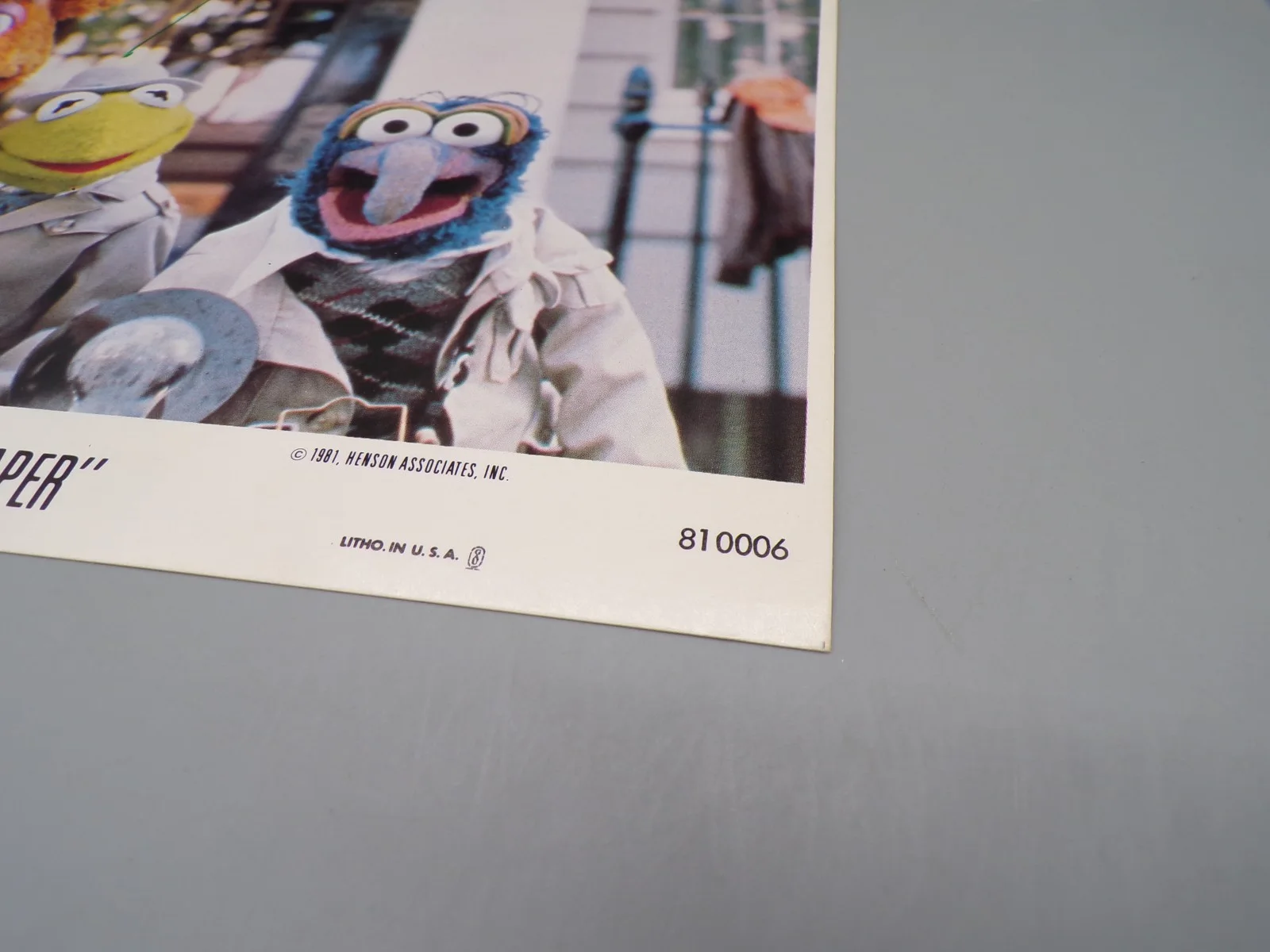 Vintage JIM HENSON AUTOGRAPH Kermit GREAT MUPPET CAPER Gonzo 8" x 10" Iconic !!!, изображение 3