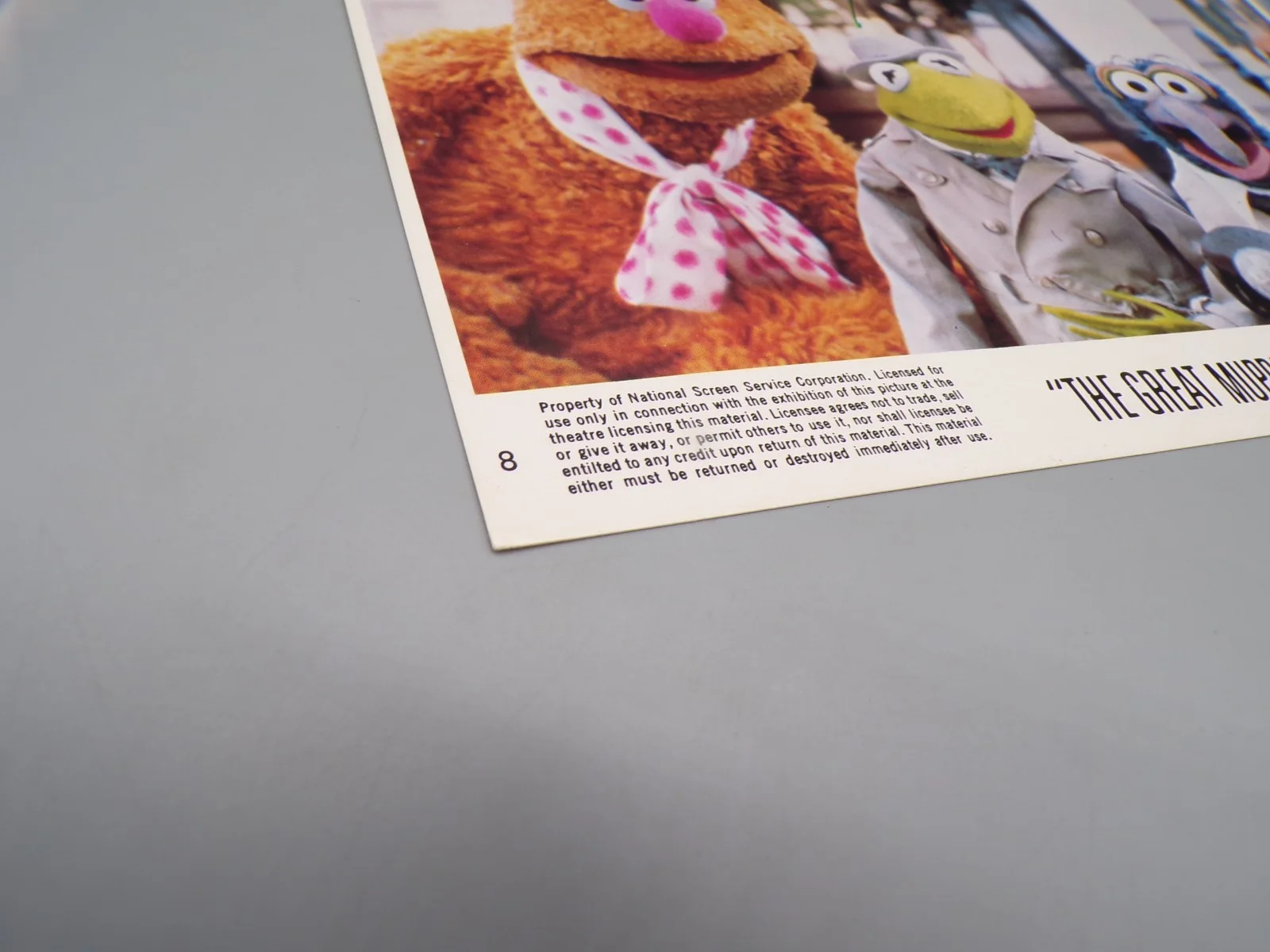 Vintage JIM HENSON AUTOGRAPH Kermit GREAT MUPPET CAPER Gonzo 8" x 10" Iconic !!!, изображение 4
