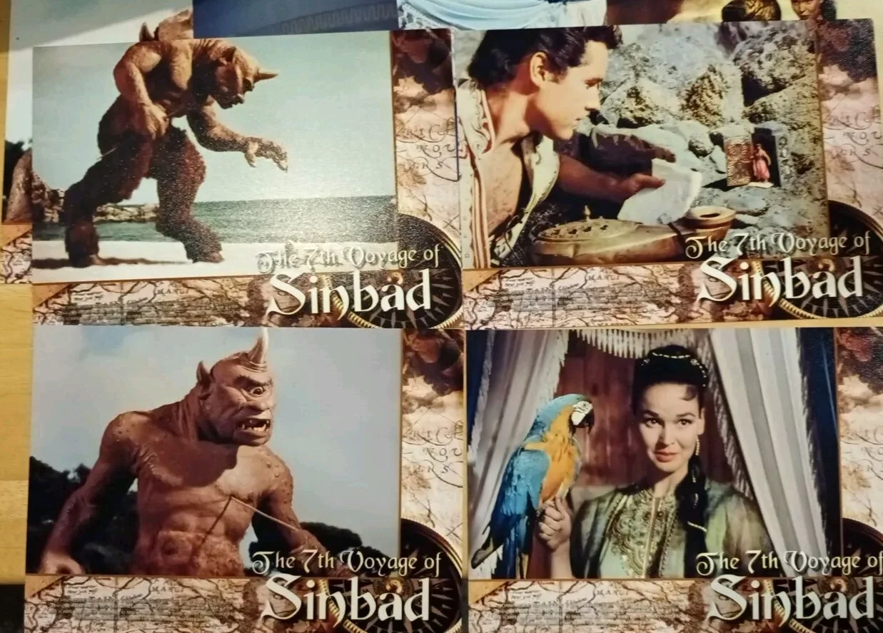 7th Voyage Of Sinbad. 16 Unofficial Glossy 5x7ins Lobby Cards . New., изображение 5
