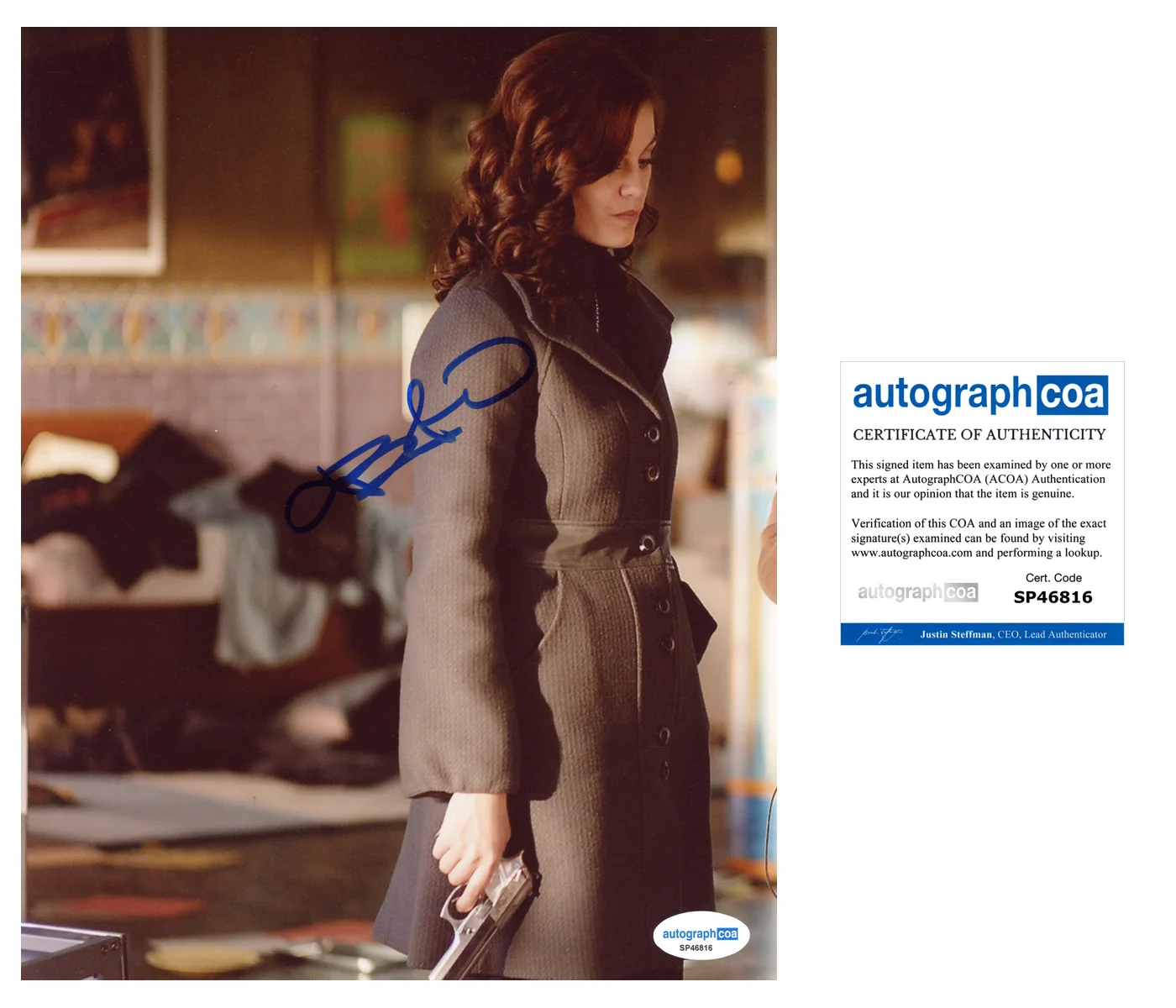 Cassidy Freeman Smallville Autographed Signed 8x10 Photo ACOA, изображение 2