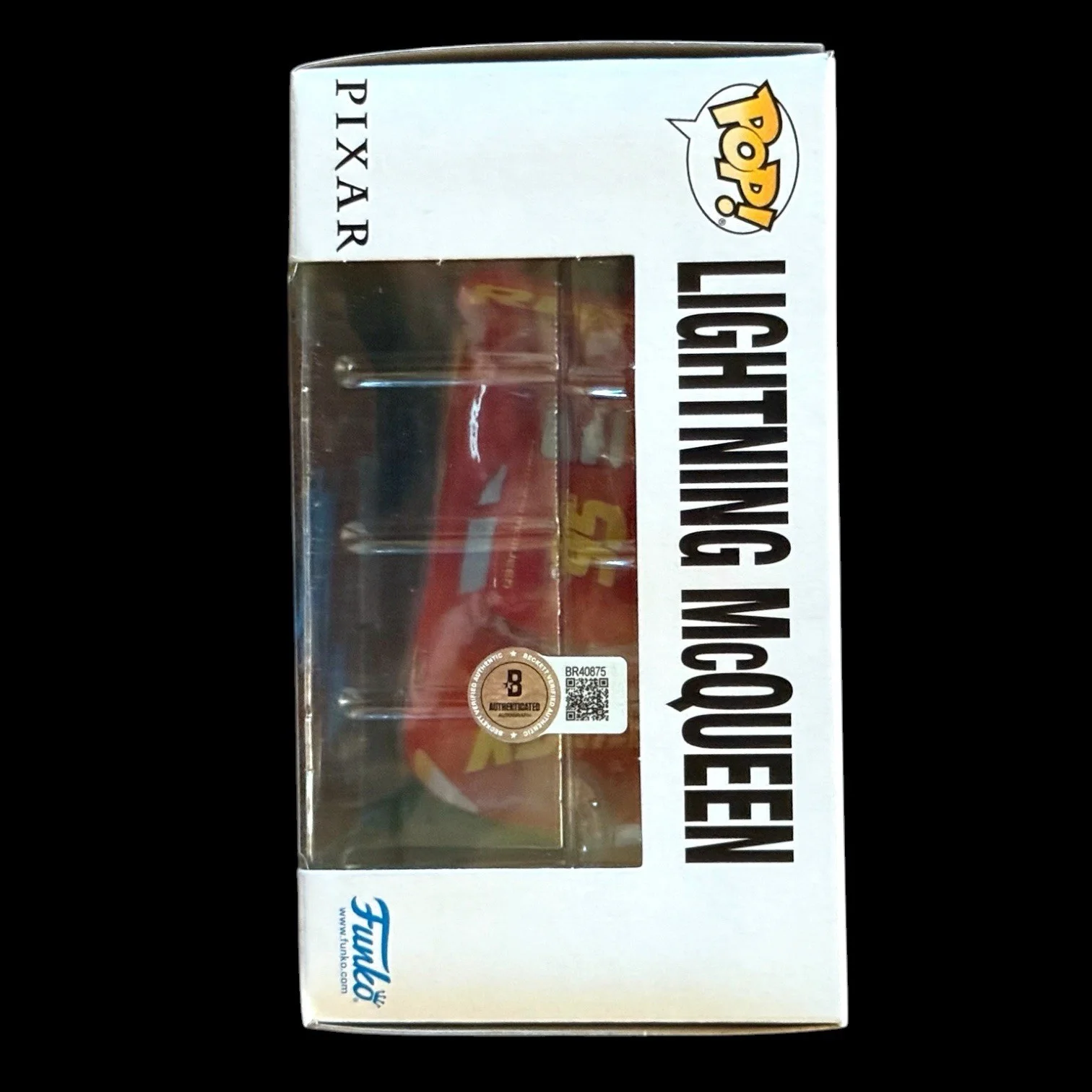 Owen Wilson Signed Lightning McQueen Funko Pop #1708 BAS Beckett COA Autograph, изображение 2
