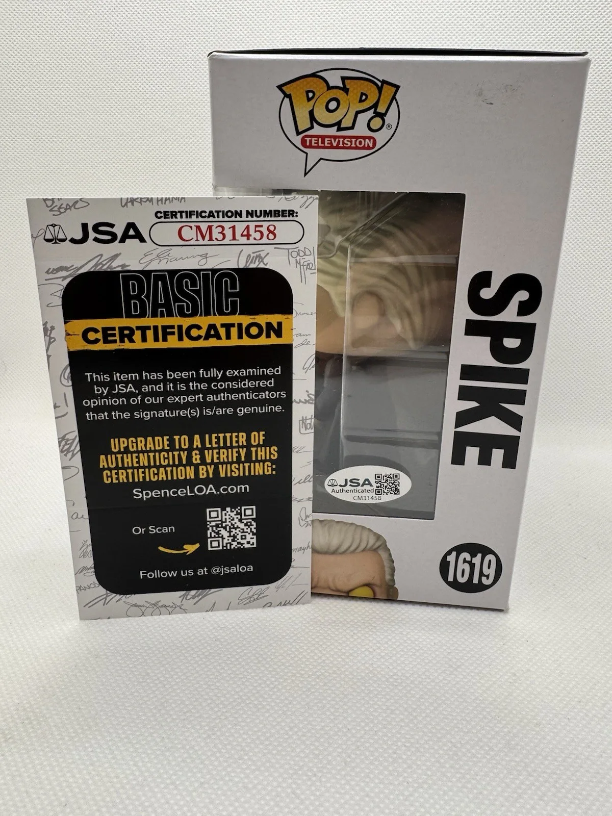 JAMES MARSTERS — JAMES MARSTERS SIGNED BUFFY THE VAMPIRE SLAYER FUNKO POP SPIKE JSA COA AUTOGRAPH, image 3