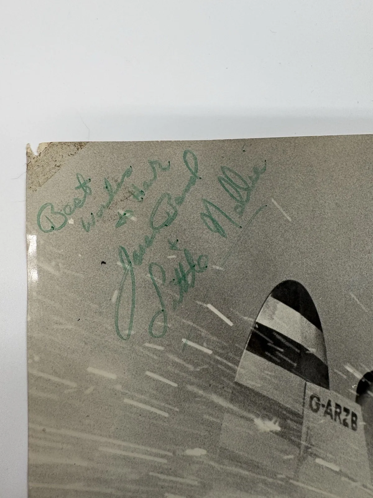 Ken Wallis Signed Little Nellie Photo James Bond 007 Gyrocopter Autogyro G-ARZB, изображение 2