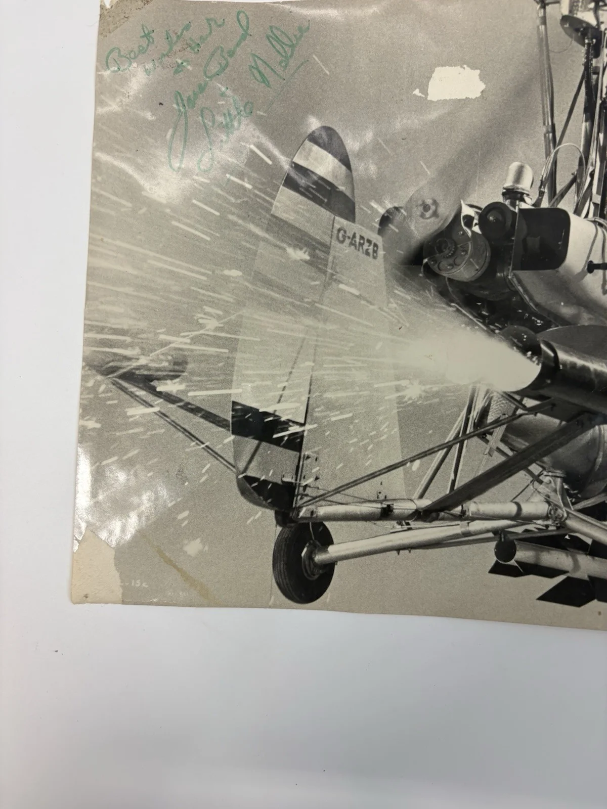 Ken Wallis Signed Little Nellie Photo James Bond 007 Gyrocopter Autogyro G-ARZB, изображение 5